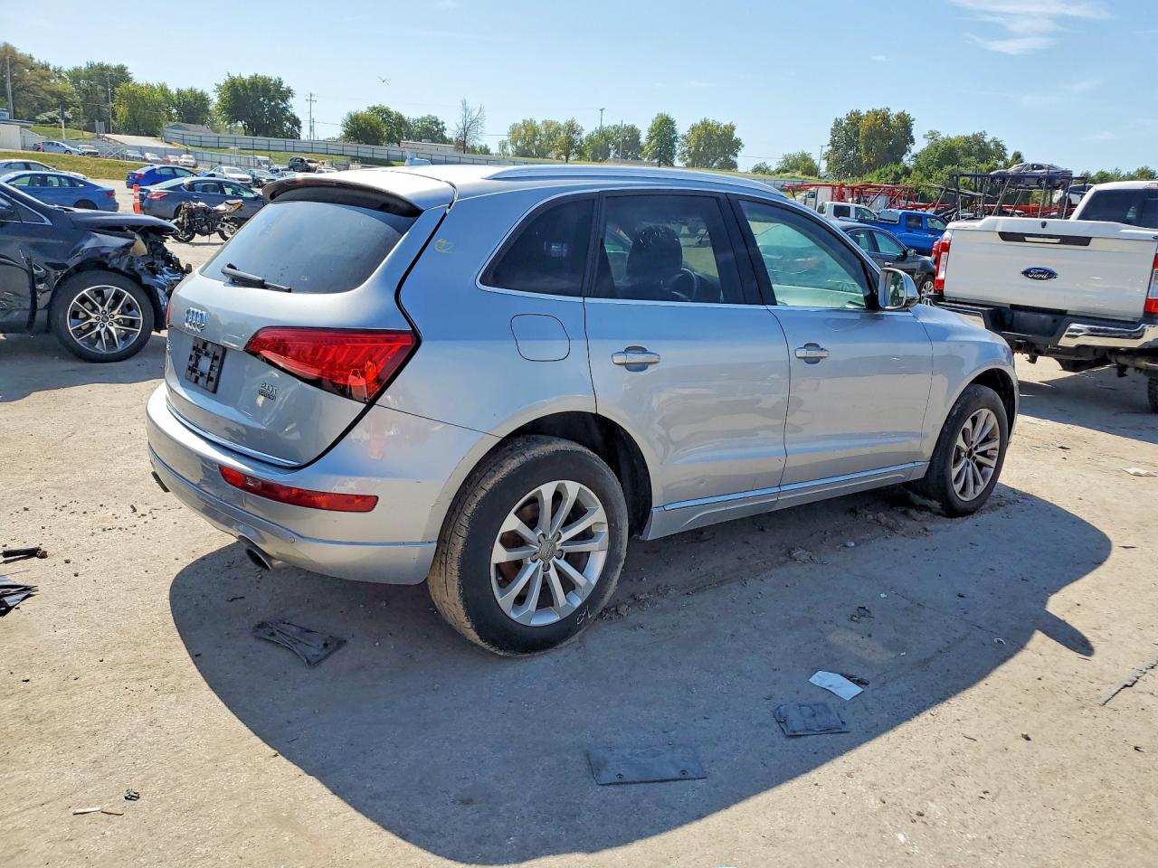 2015 Audi Q5 Premium Plus Gray vin: WA1LFAFP7FA140288