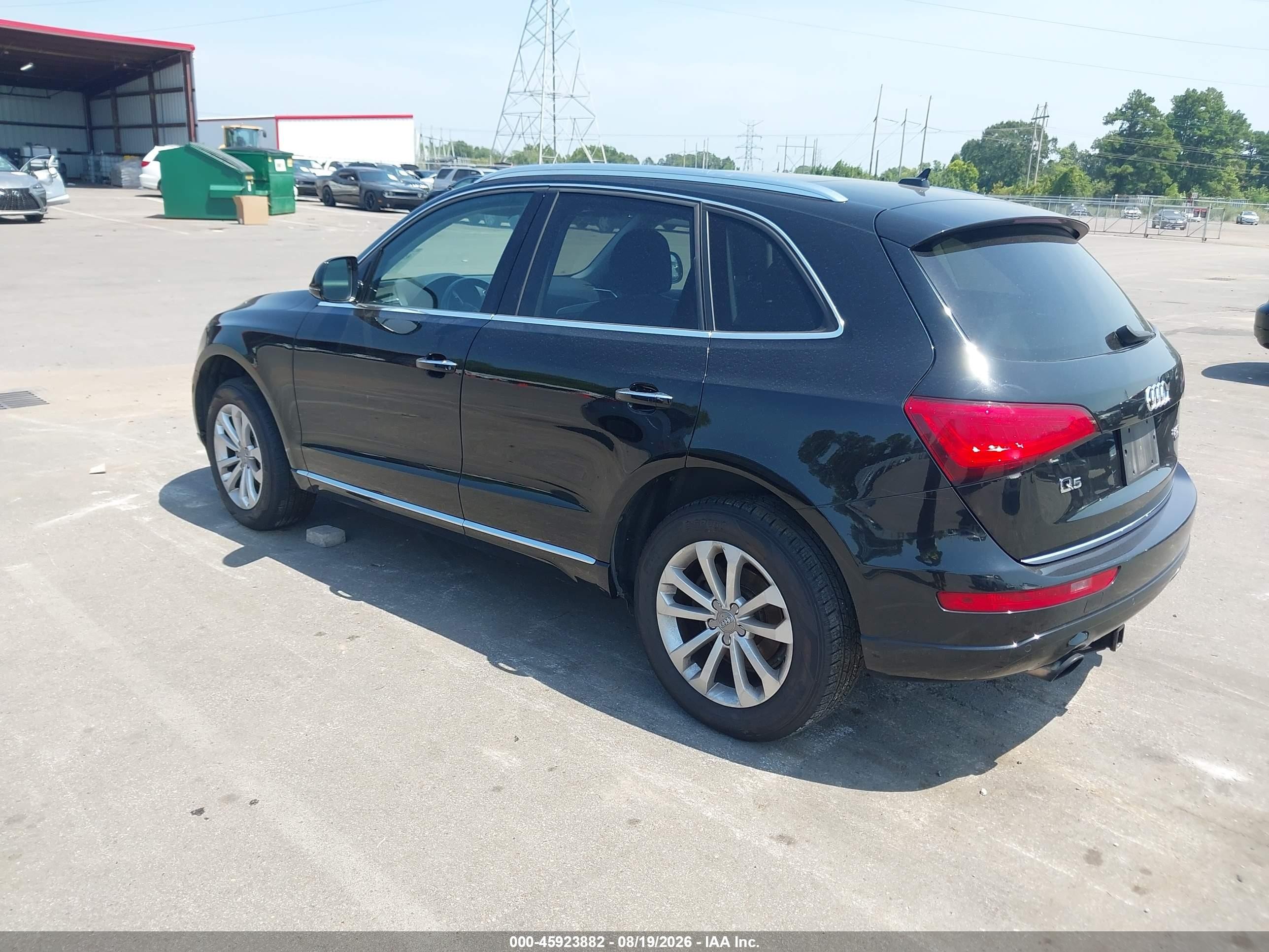 2015 Audi Q5 2.0t Premium Black vin: WA1LFAFP7FA143398