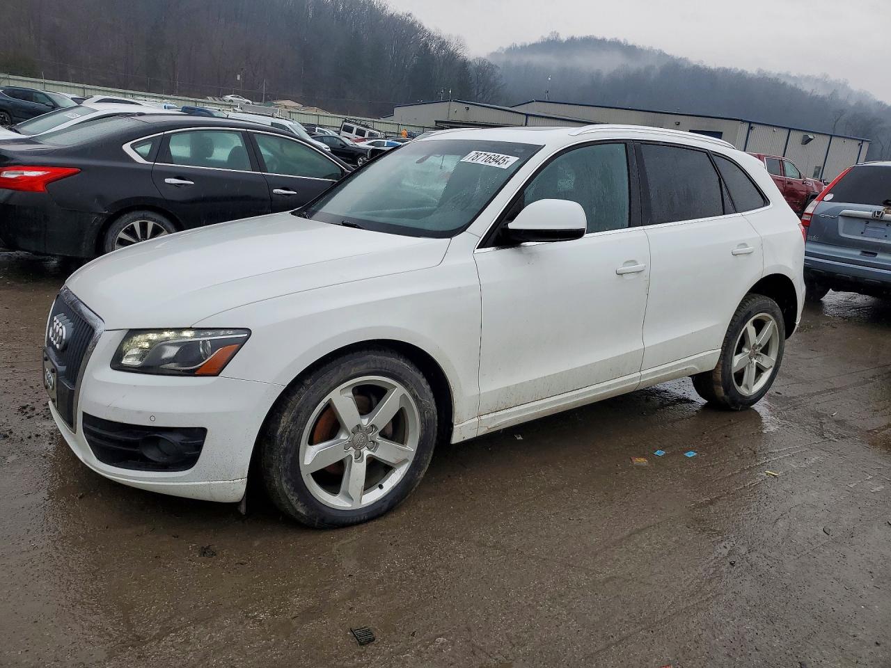 2012 Audi Q5 Premium Plus White vin: WA1LFAFP8CA055150