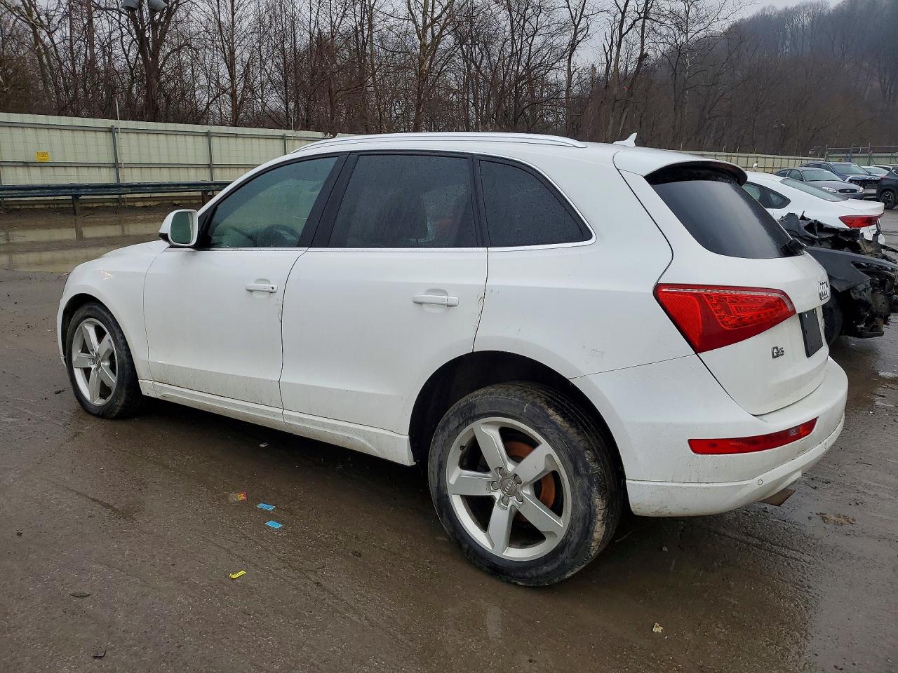 2012 Audi Q5 Premium Plus White vin: WA1LFAFP8CA055150