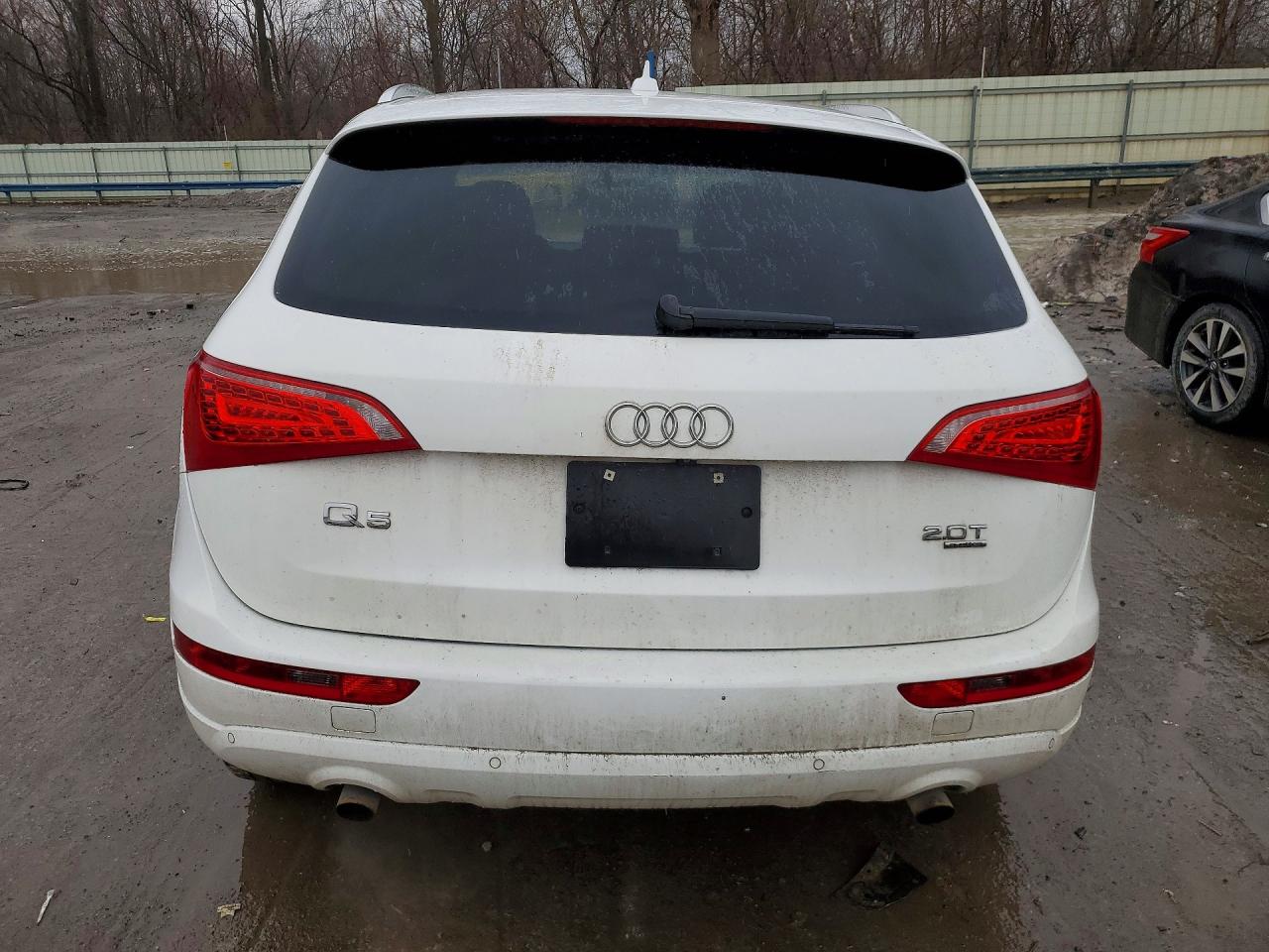 2012 Audi Q5 Premium Plus White vin: WA1LFAFP8CA055150