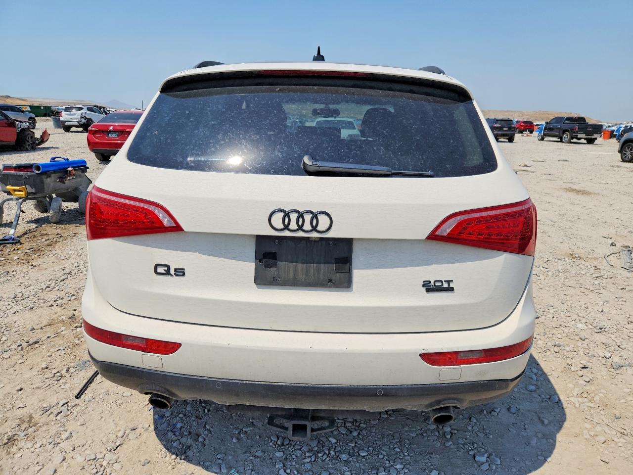 2012 Audi Q5 Premium Plus White vin: WA1LFAFP8CA069078