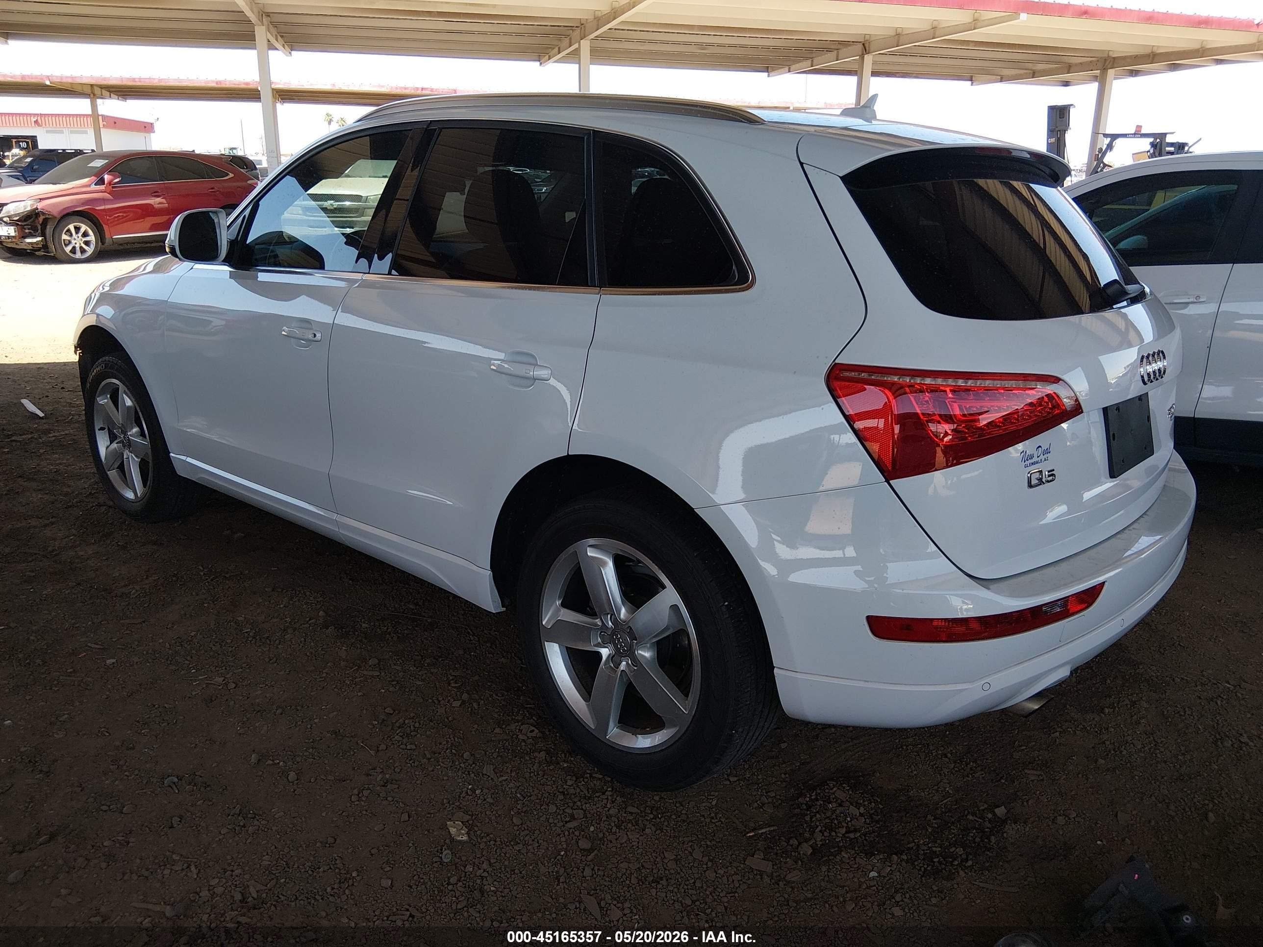 2012 Audi Q5 2.0t Premium White vin: WA1LFAFP8CA098726