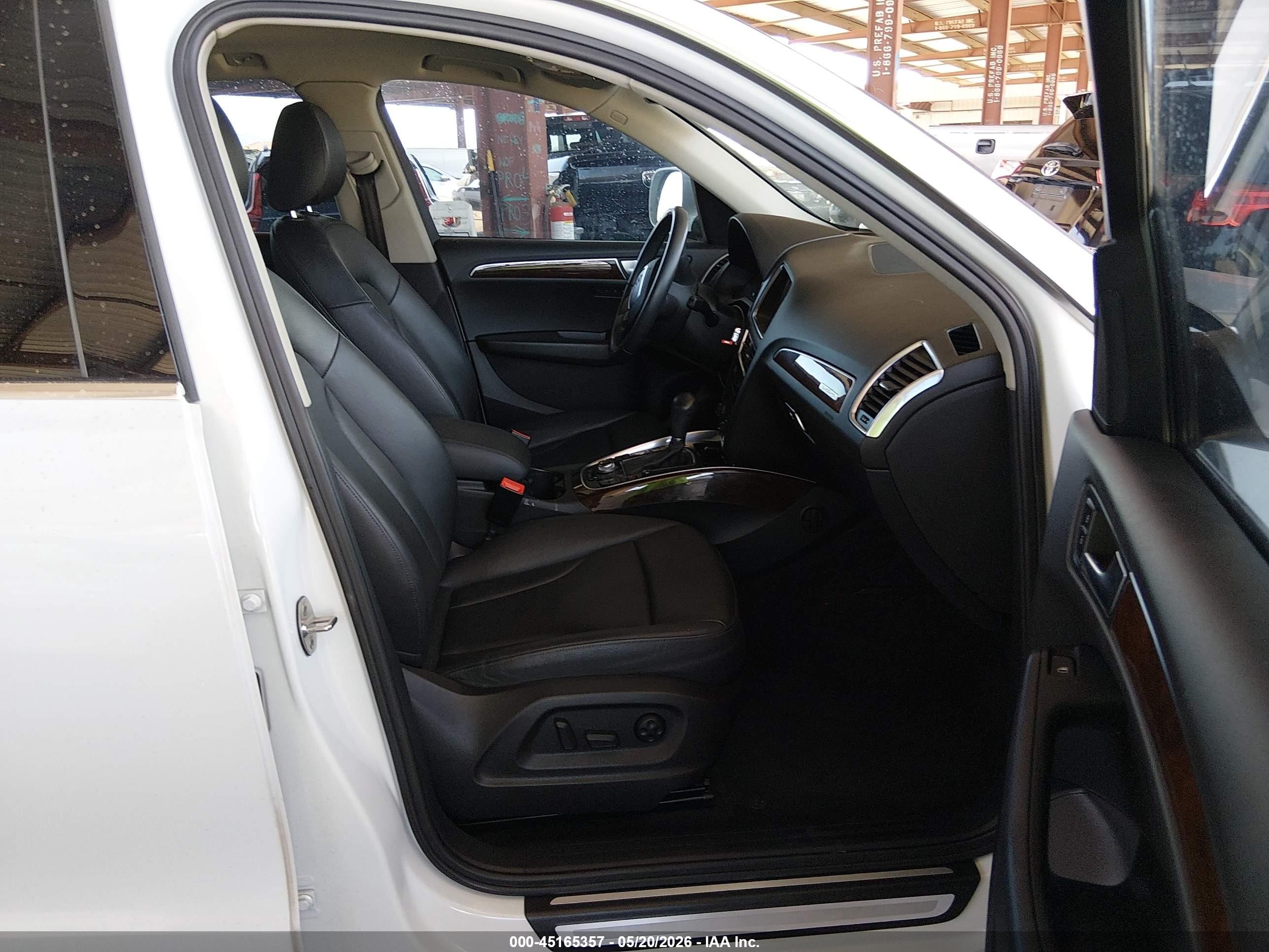 2012 Audi Q5 2.0t Premium White vin: WA1LFAFP8CA098726