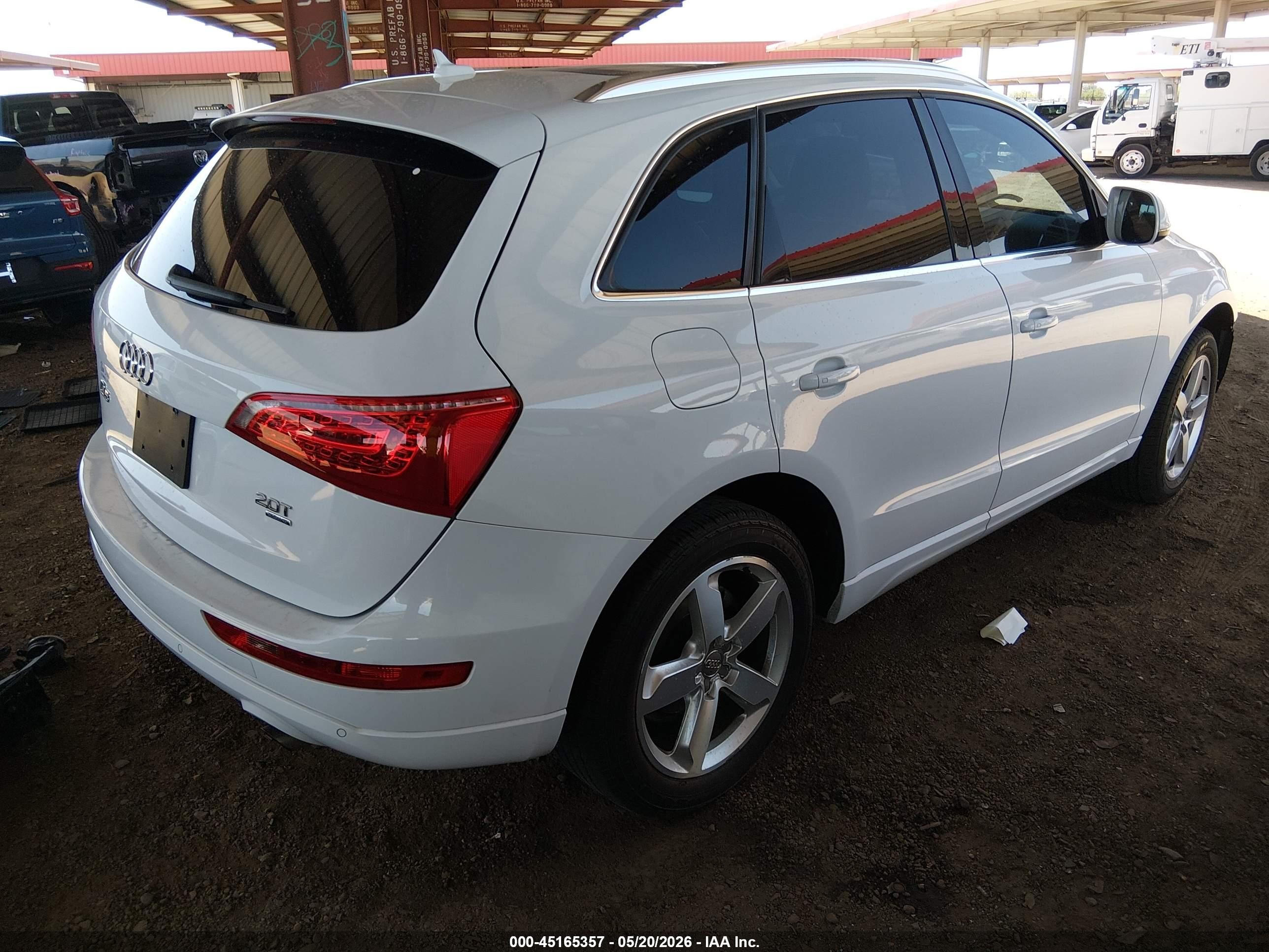 2012 Audi Q5 2.0t Premium White vin: WA1LFAFP8CA098726