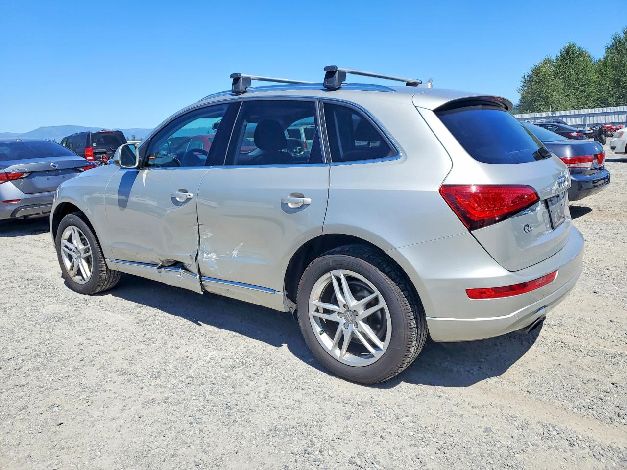 2013 Audi Q5 Premium Plus Серебряный vin: WA1LFAFP8DA025681