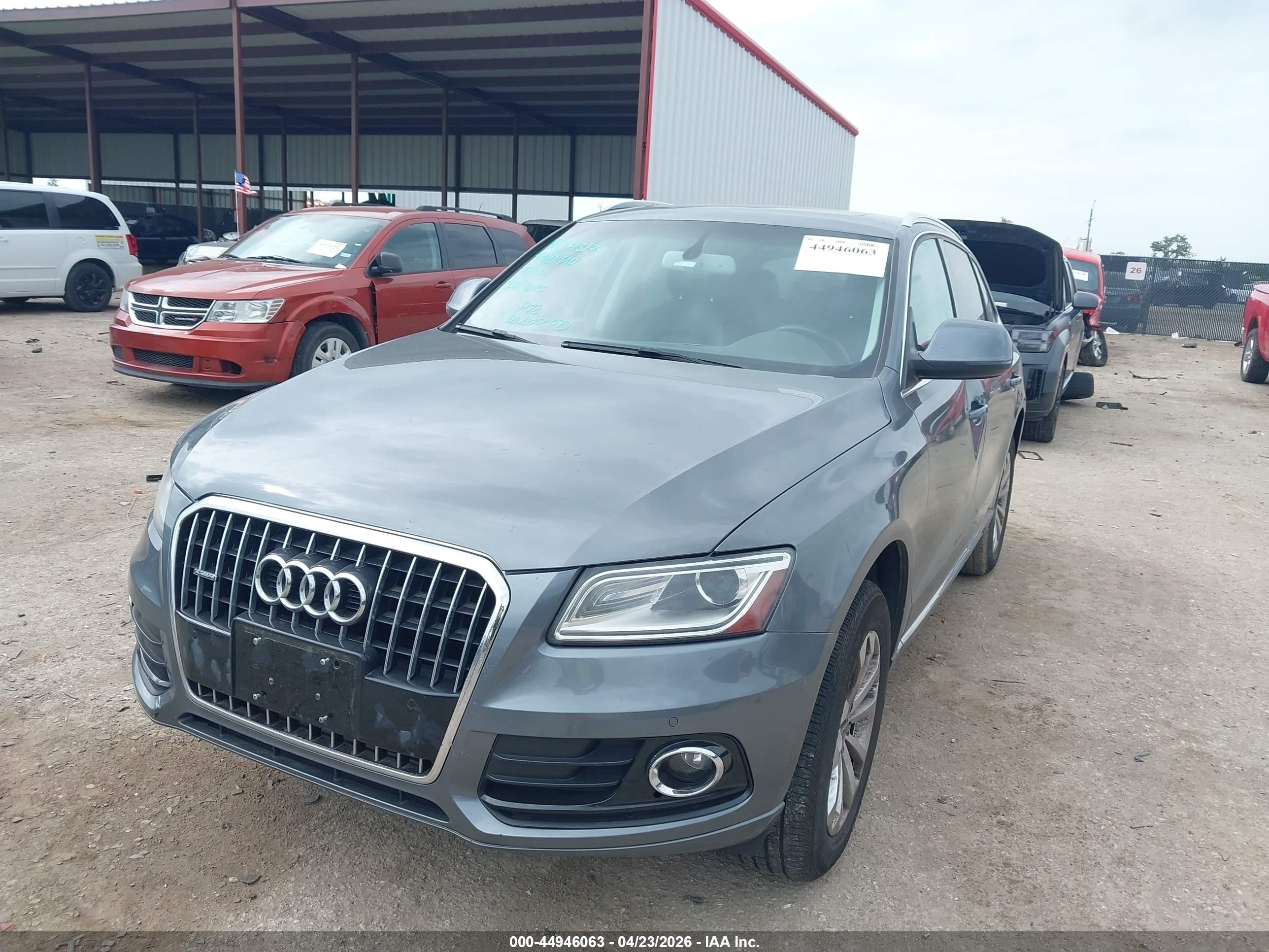 2013 Audi Q5 2.0t Premium Gray vin: WA1LFAFP8DA047308