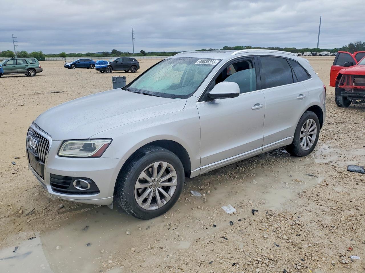2013 Audi Q5 Silver vin: WA1LFAFP8DA101965