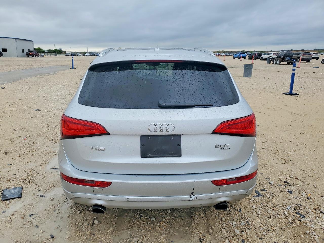 2013 Audi Q5 Silver vin: WA1LFAFP8DA101965