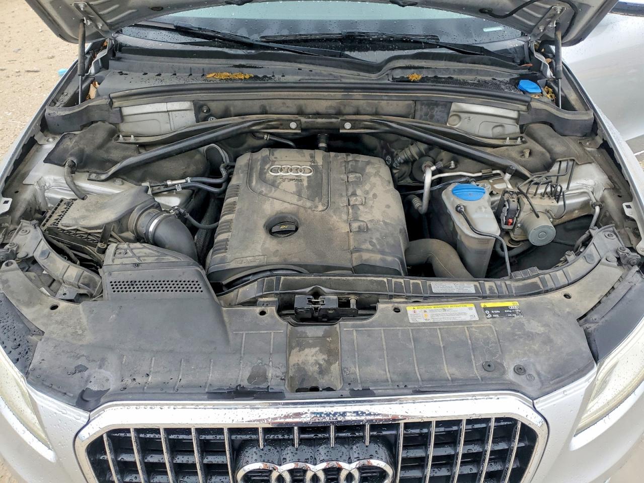 2013 Audi Q5 Silver vin: WA1LFAFP8DA101965