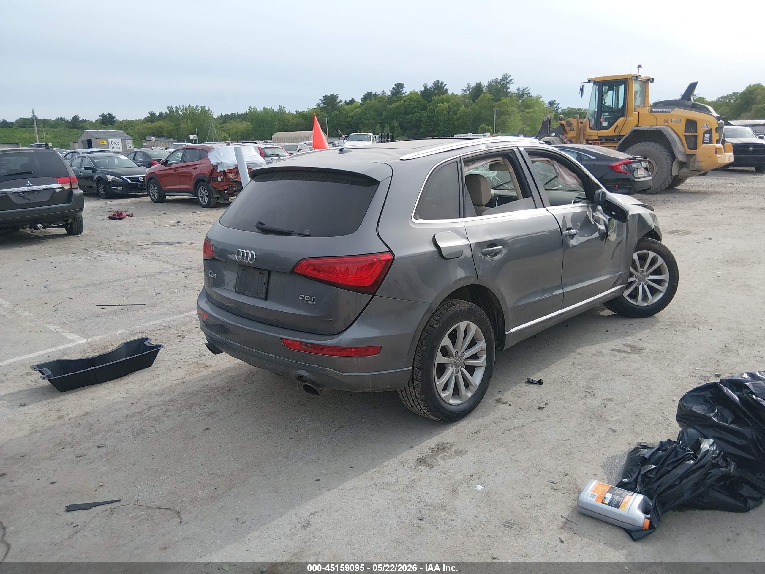 2014 Audi Q5 2.0t Premium Silver vin: WA1LFAFP8EA060691