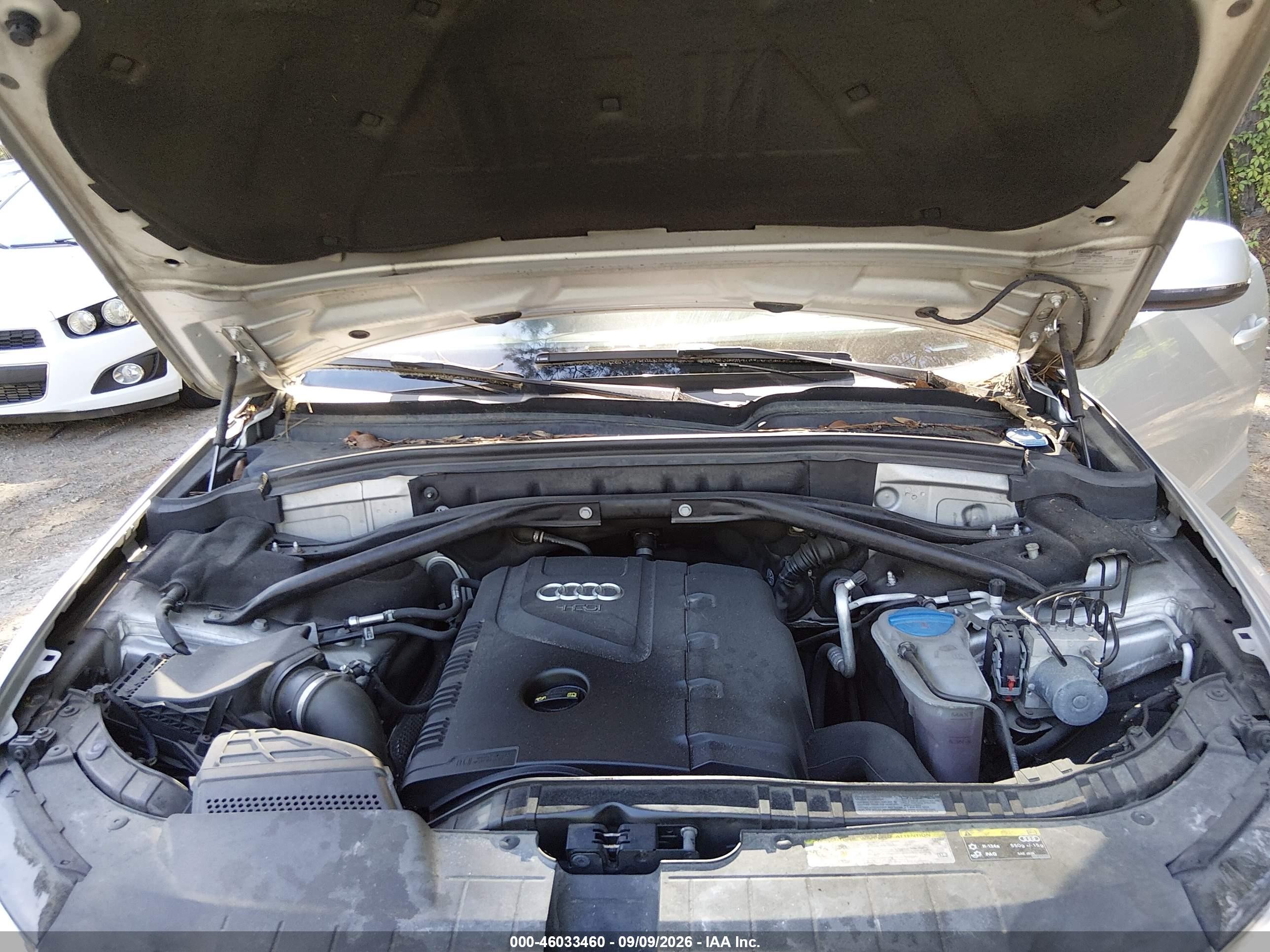 2014 Audi Q5 2.0t Premium Silver vin: WA1LFAFP8EA082626