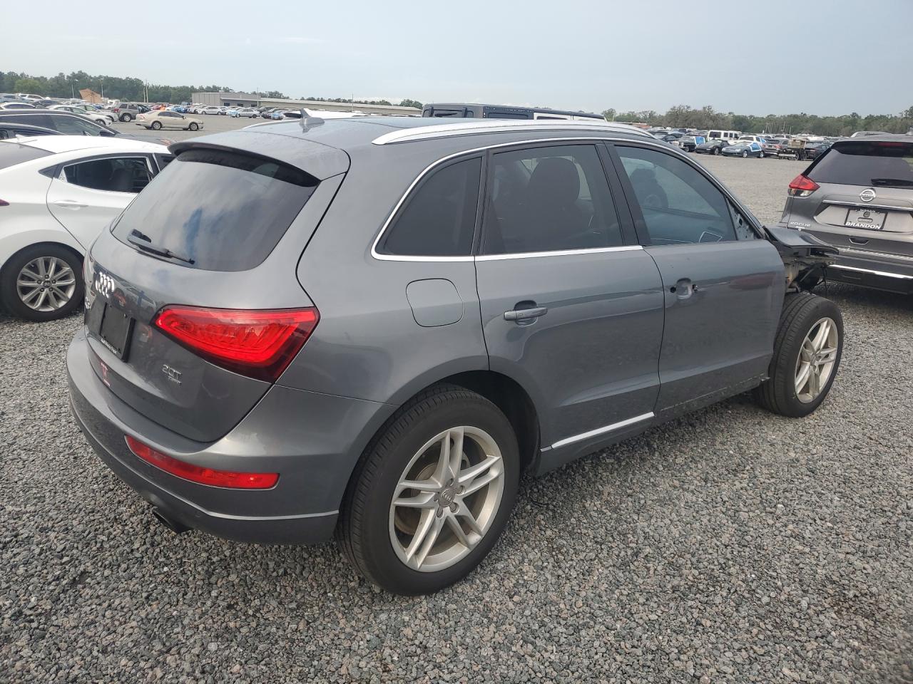 2014 Audi Q5 Premium Plus Gray vin: WA1LFAFP8EA089091