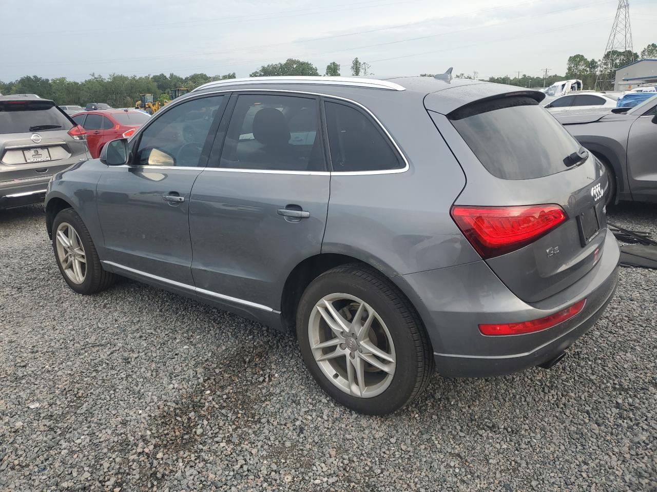 2014 Audi Q5 Premium Plus Gray vin: WA1LFAFP8EA089091