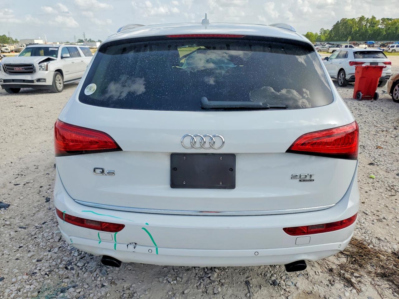 2015 Audi Q5 Premium Plus White vin: WA1LFAFP8FA028843