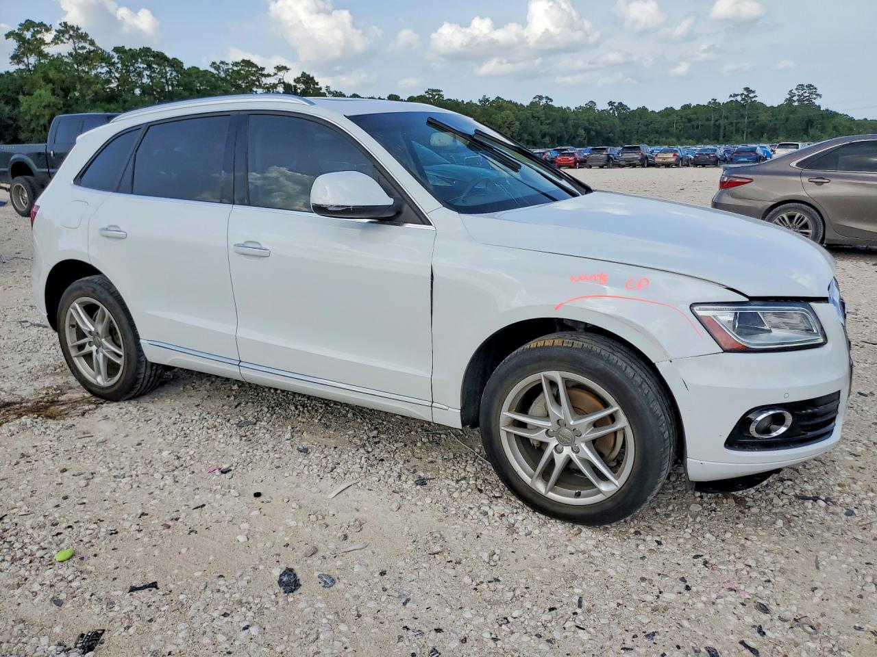 2015 Audi Q5 Premium Plus White vin: WA1LFAFP8FA028843
