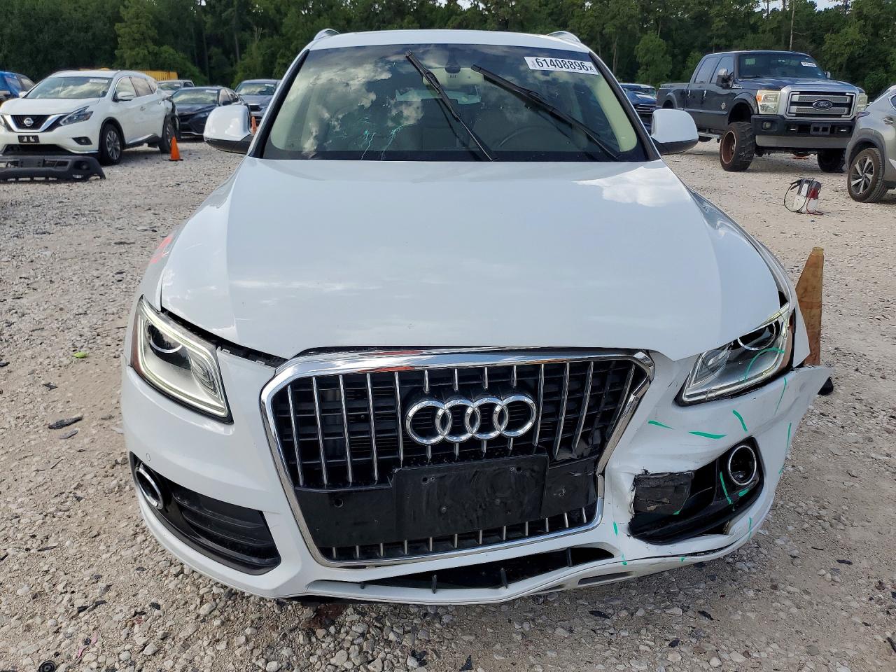 2015 Audi Q5 Premium Plus White vin: WA1LFAFP8FA028843