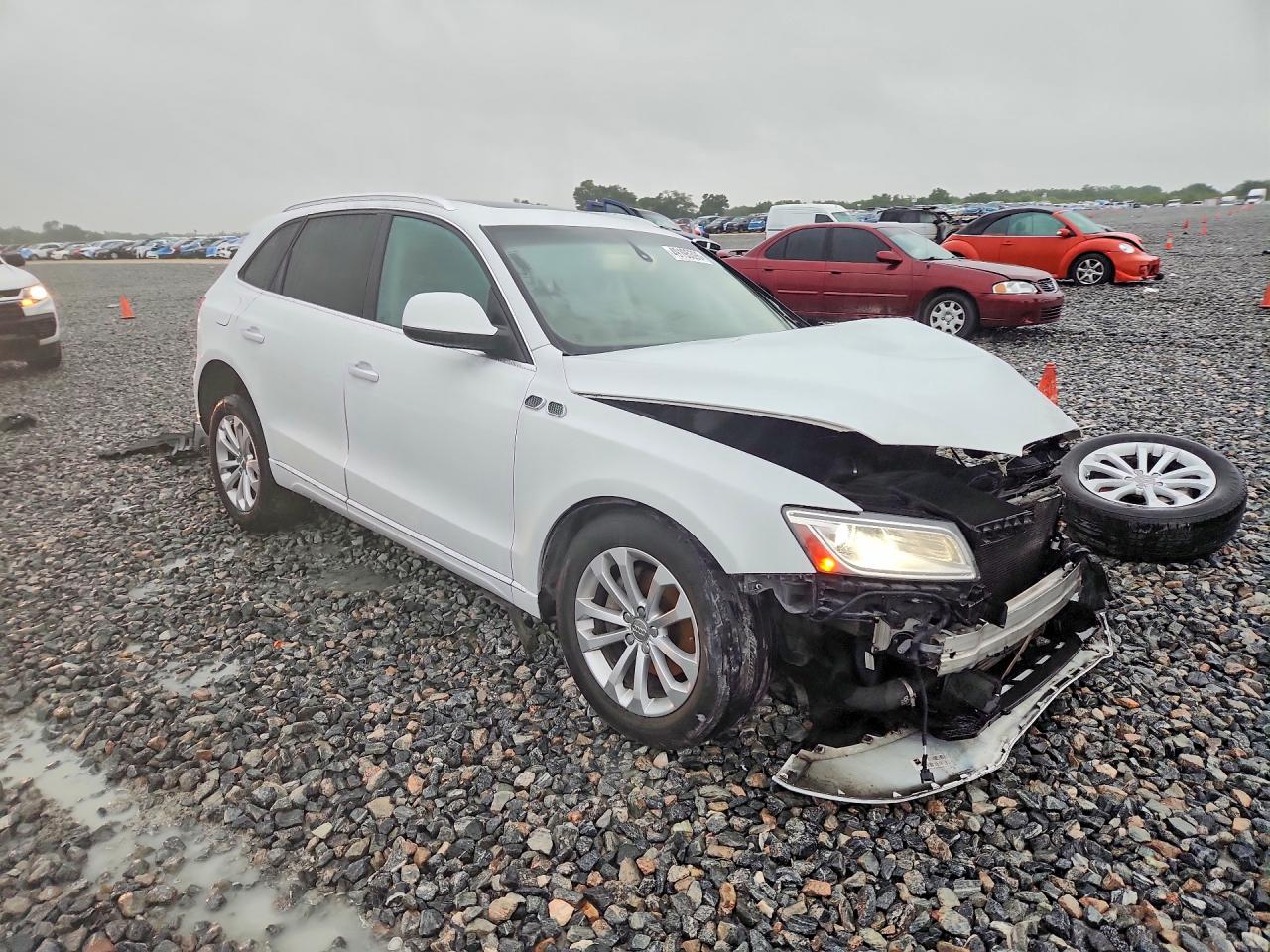 2015 Audi Q5 Premium Plus White vin: WA1LFAFP8FA064791