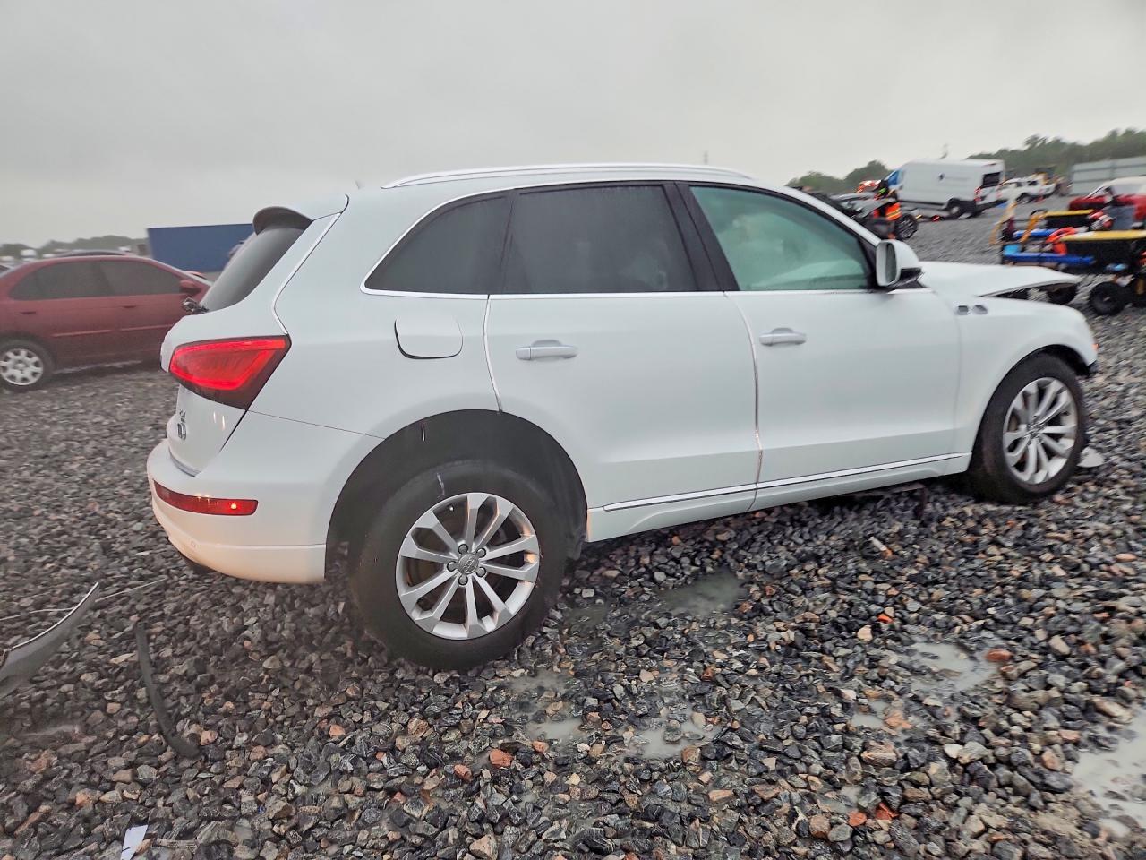 2015 Audi Q5 Premium Plus White vin: WA1LFAFP8FA064791