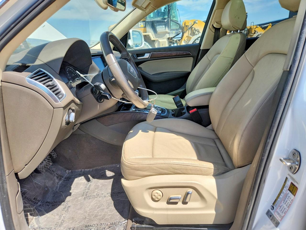 2015 Audi Q5 Premium Plus White vin: WA1LFAFP8FA130448