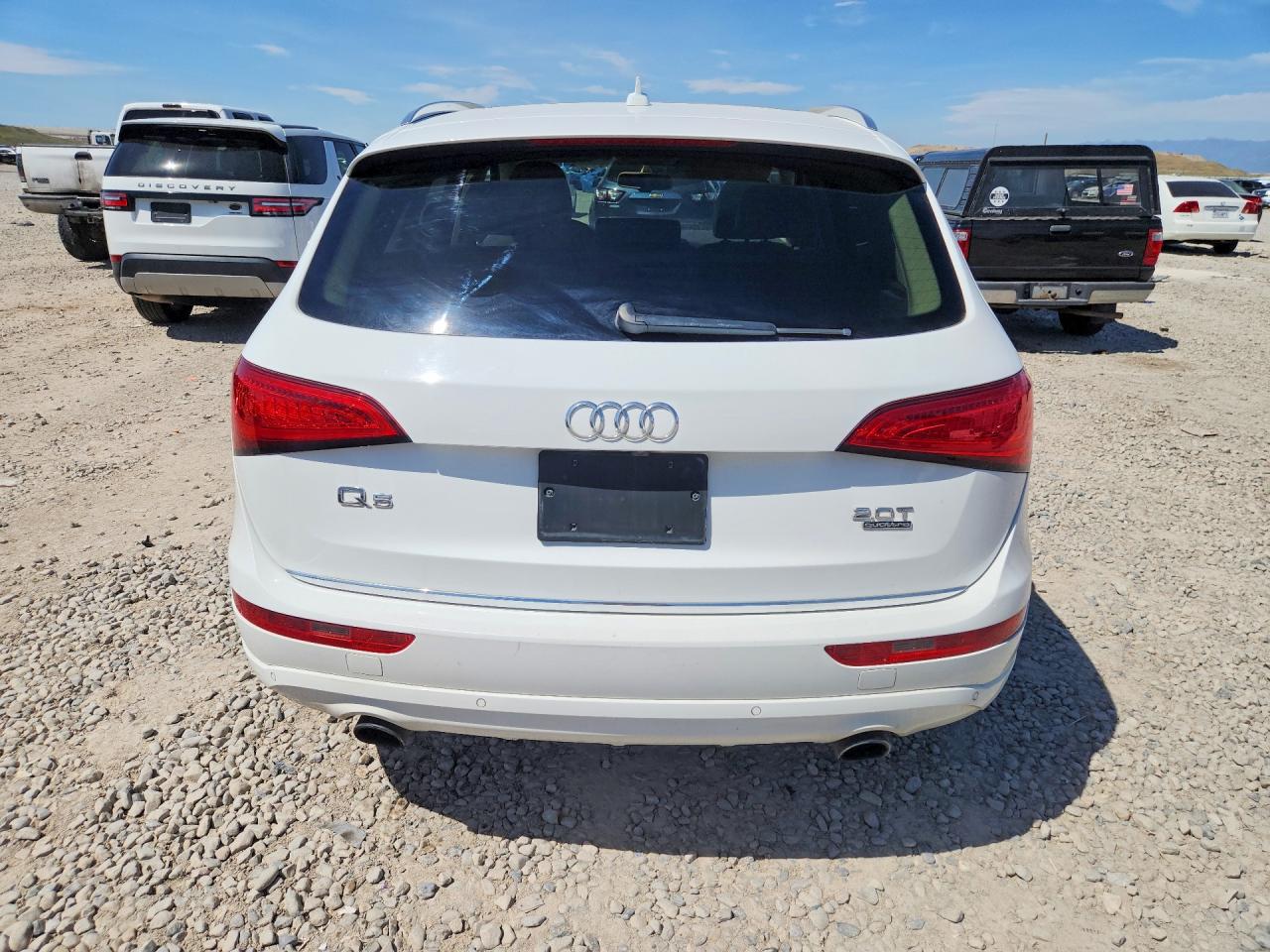 2015 Audi Q5 Premium Plus White vin: WA1LFAFP8FA130448
