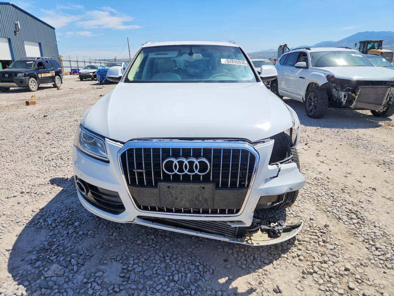 2015 Audi Q5 Premium Plus White vin: WA1LFAFP8FA130448