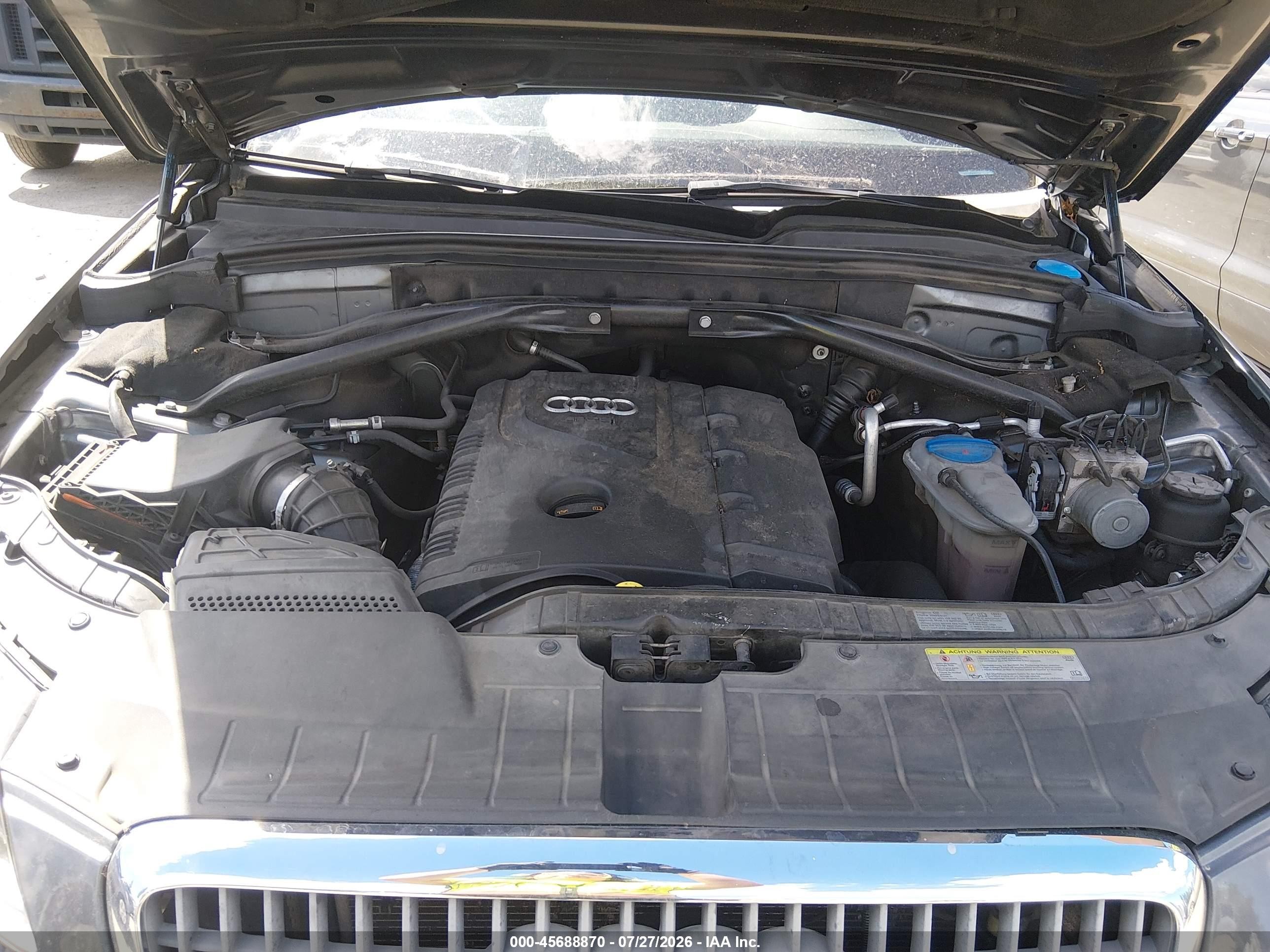 2012 Audi Q5 2.0t Premium Gray vin: WA1LFAFP9CA002005