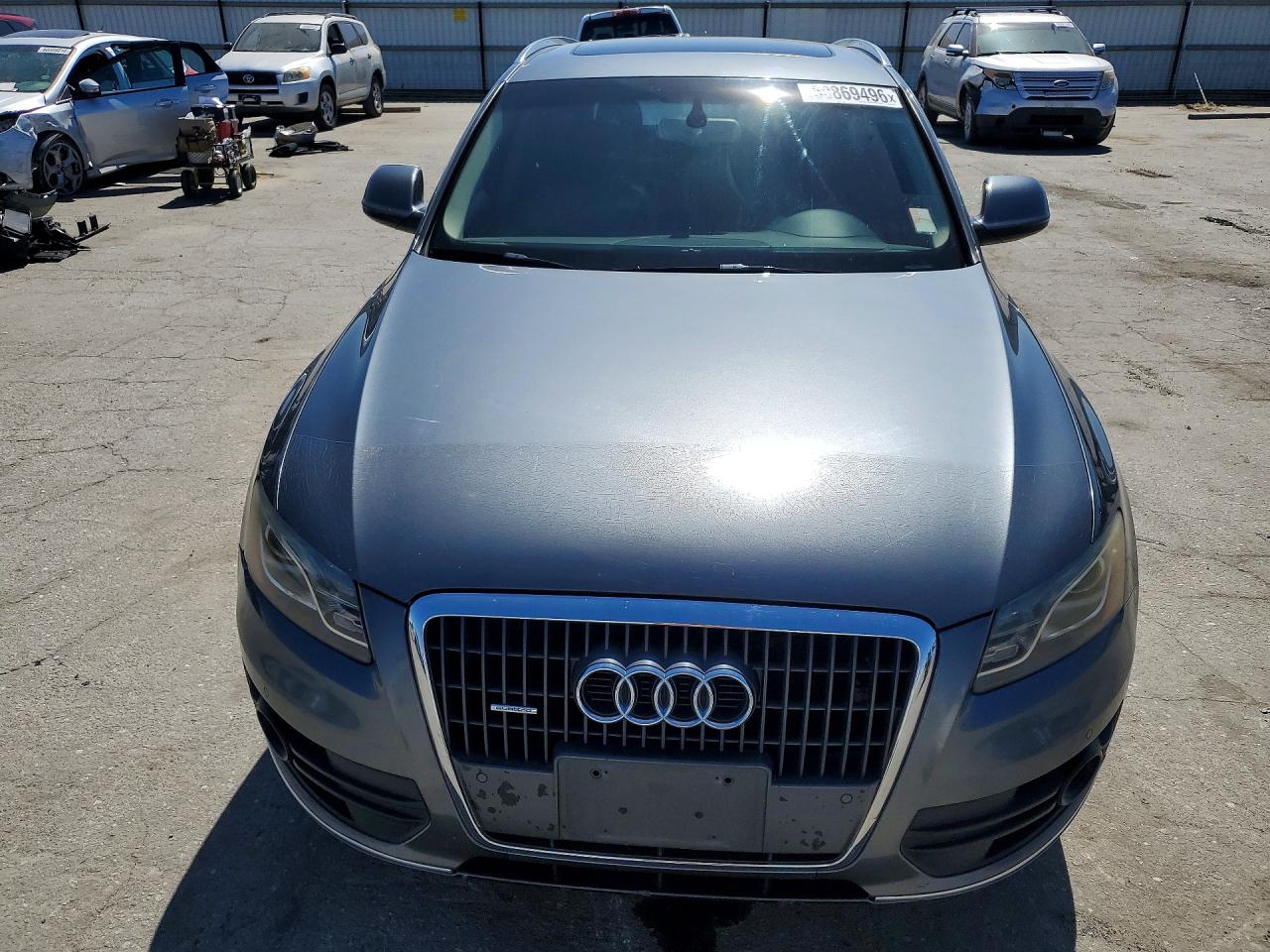 2012 Audi Q5 Premium Plus Серый vin: WA1LFAFP9CA015773