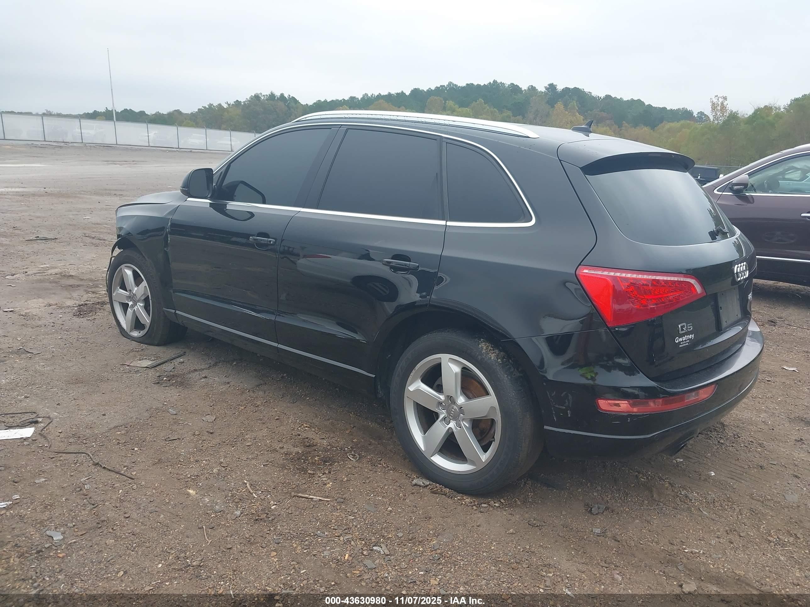 2012 Audi Q5 2.0t Premium Black vin: WA1LFAFP9CA134312
