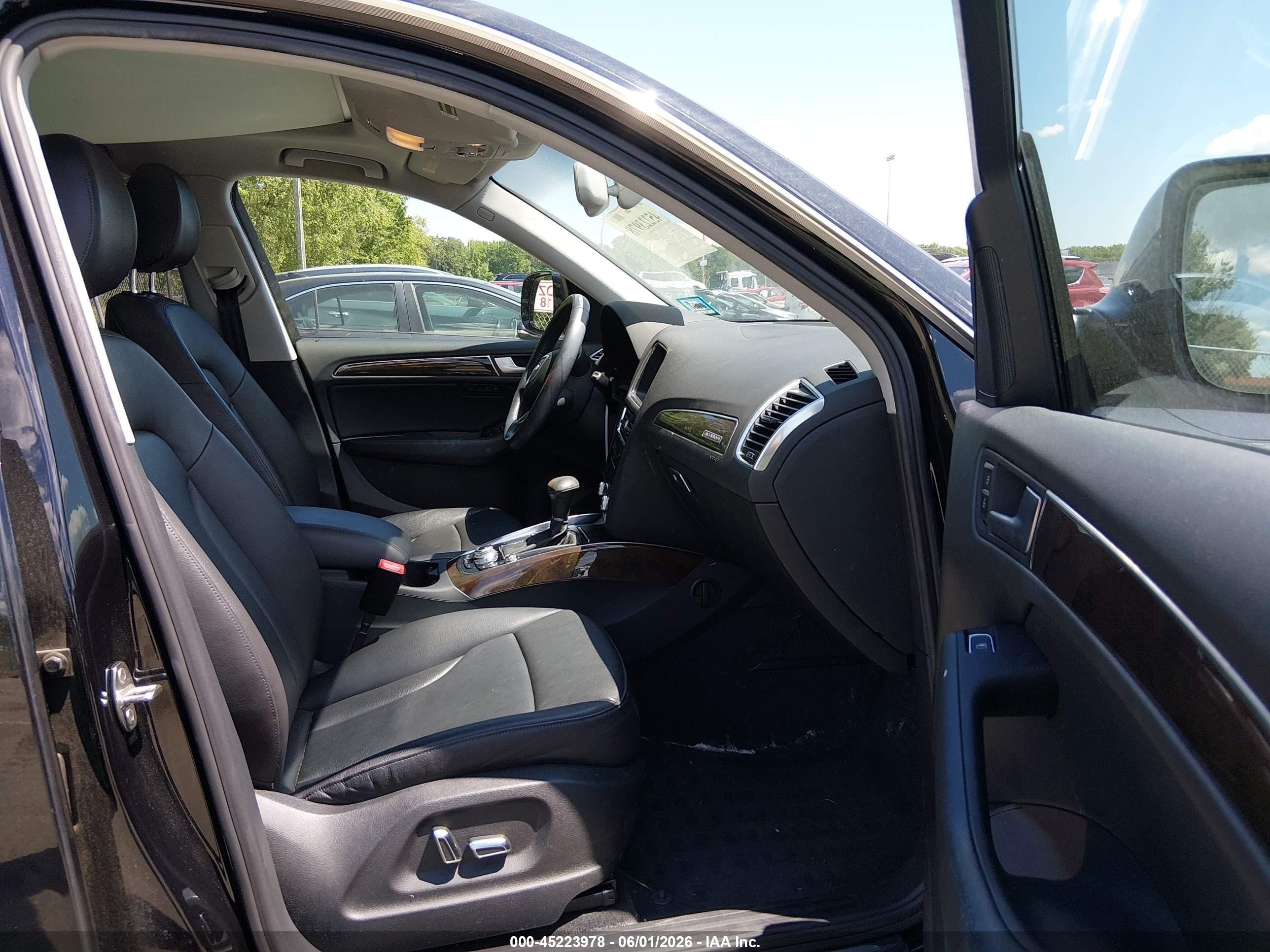 2013 Audi Q5 2.0t Premium Black vin: WA1LFAFP9DA012938