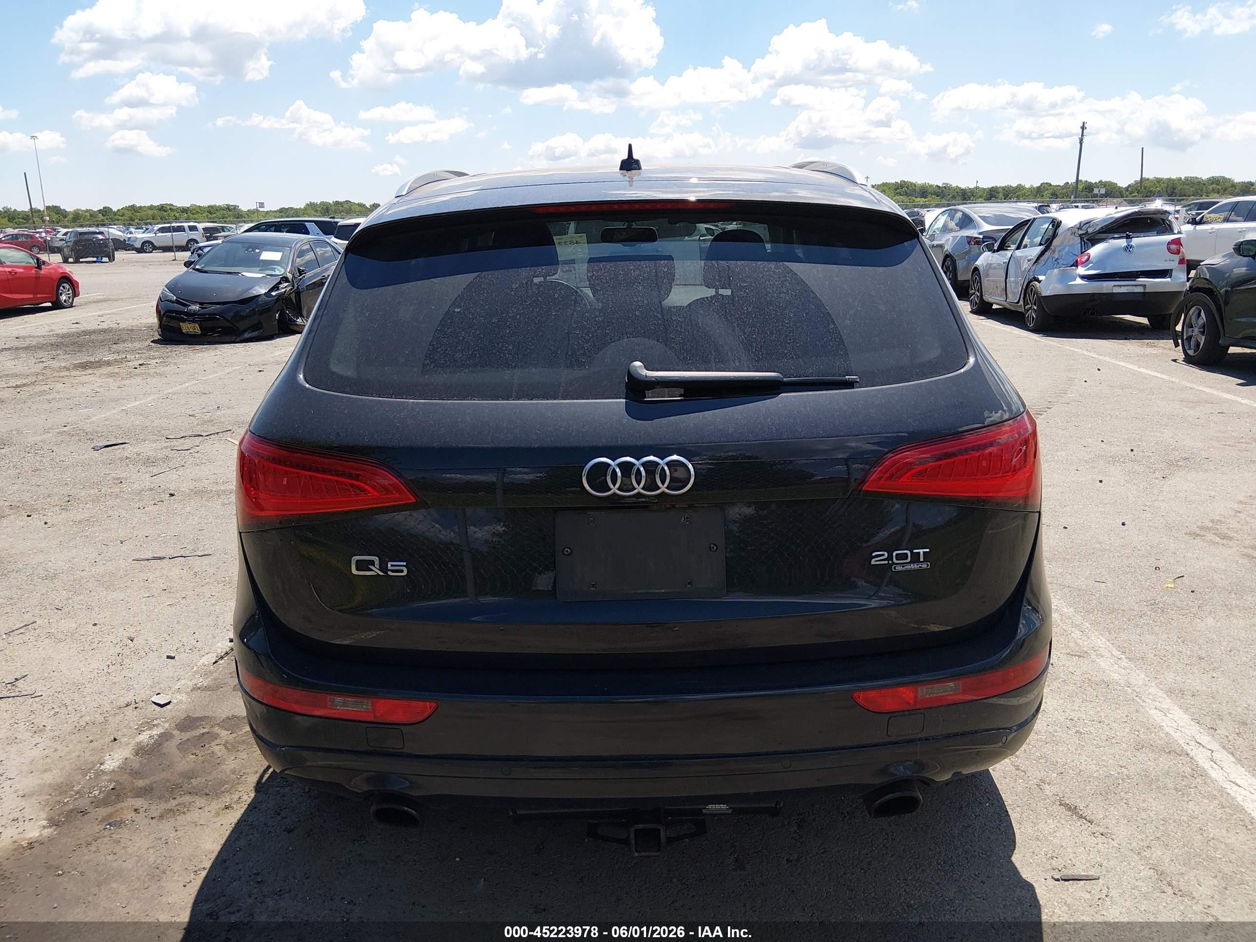 2013 Audi Q5 2.0t Premium Black vin: WA1LFAFP9DA012938
