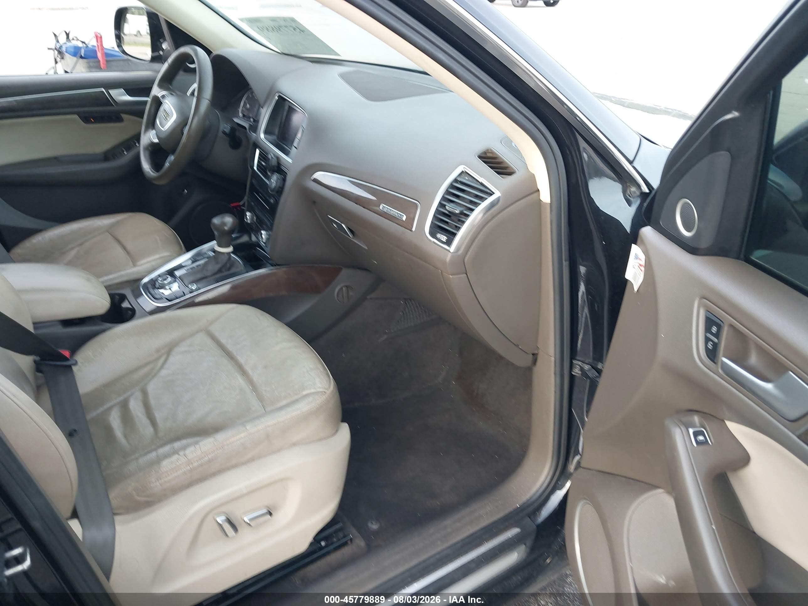 2013 Audi Q5 2.0t Premium Black vin: WA1LFAFP9DA025866