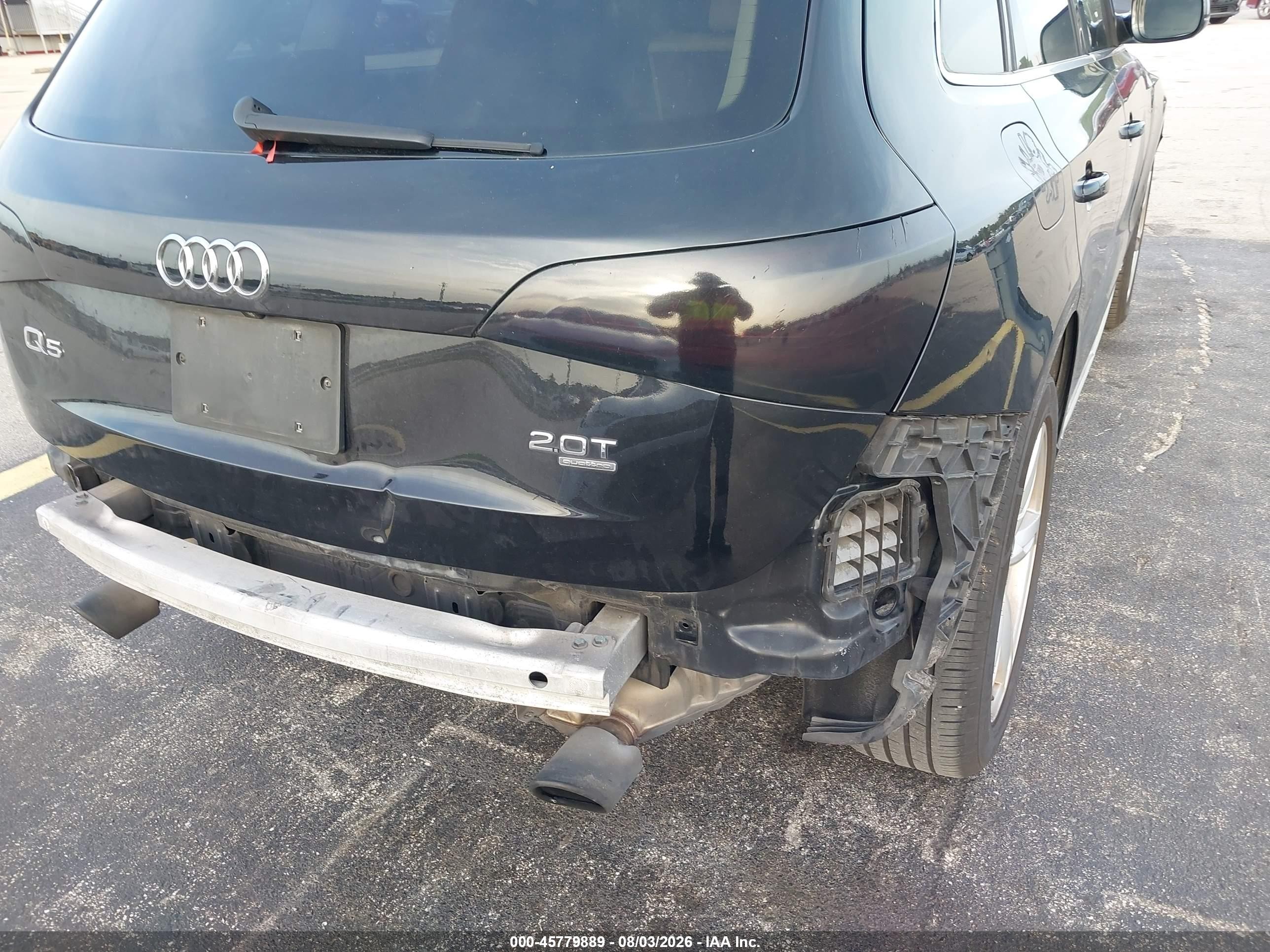 2013 Audi Q5 2.0t Premium Black vin: WA1LFAFP9DA025866