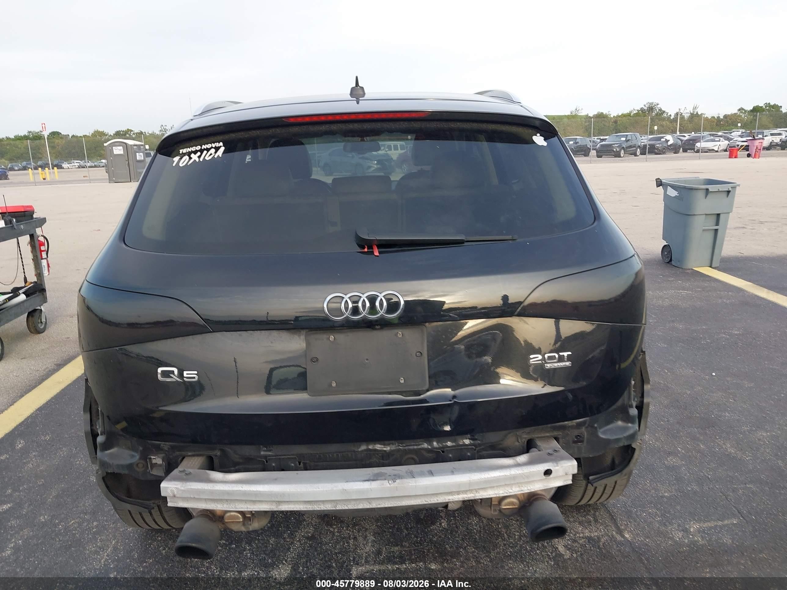 2013 Audi Q5 2.0t Premium Black vin: WA1LFAFP9DA025866