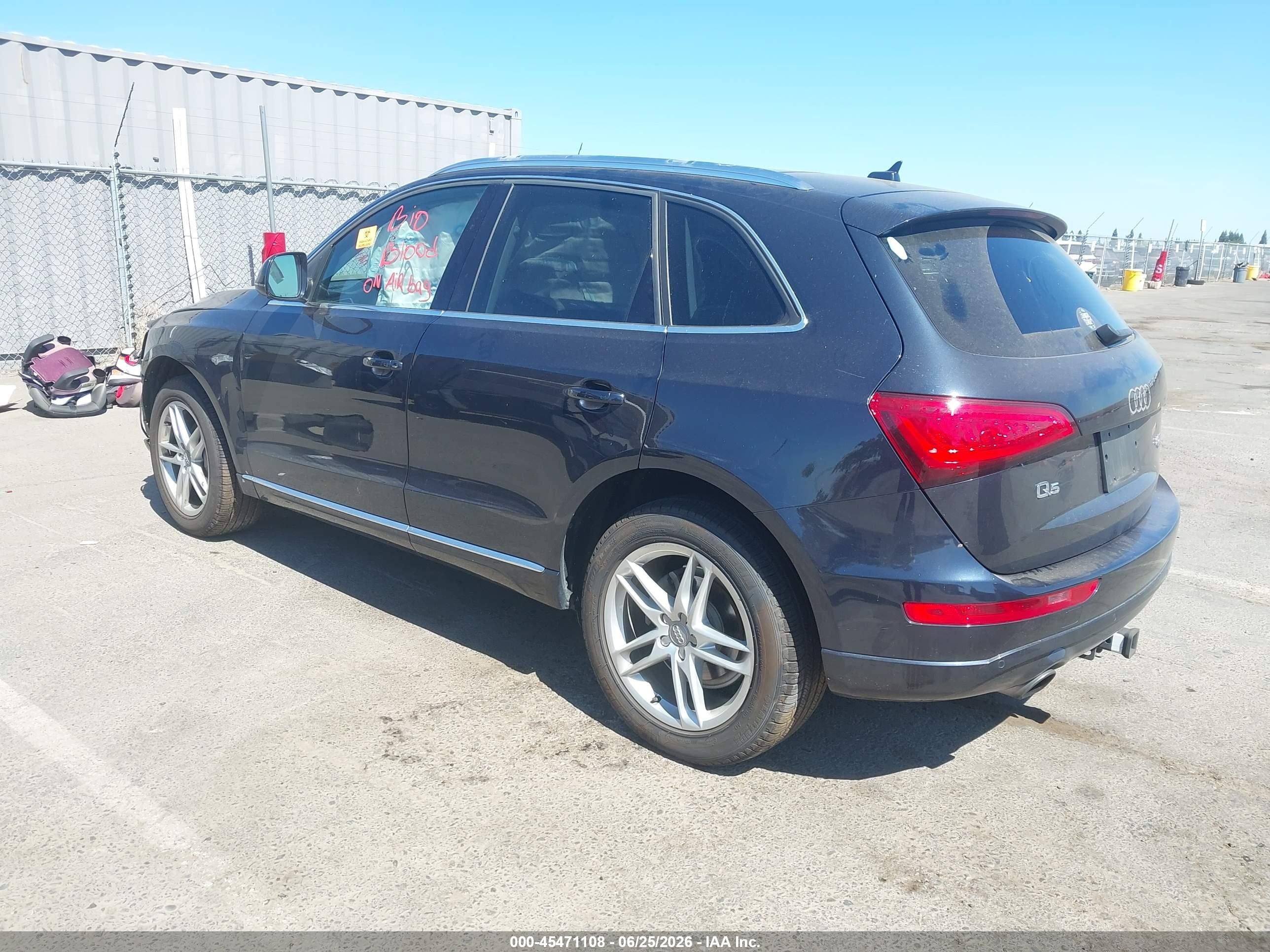 2013 Audi Q5 2.0t Premium Black vin: WA1LFAFP9DA039055