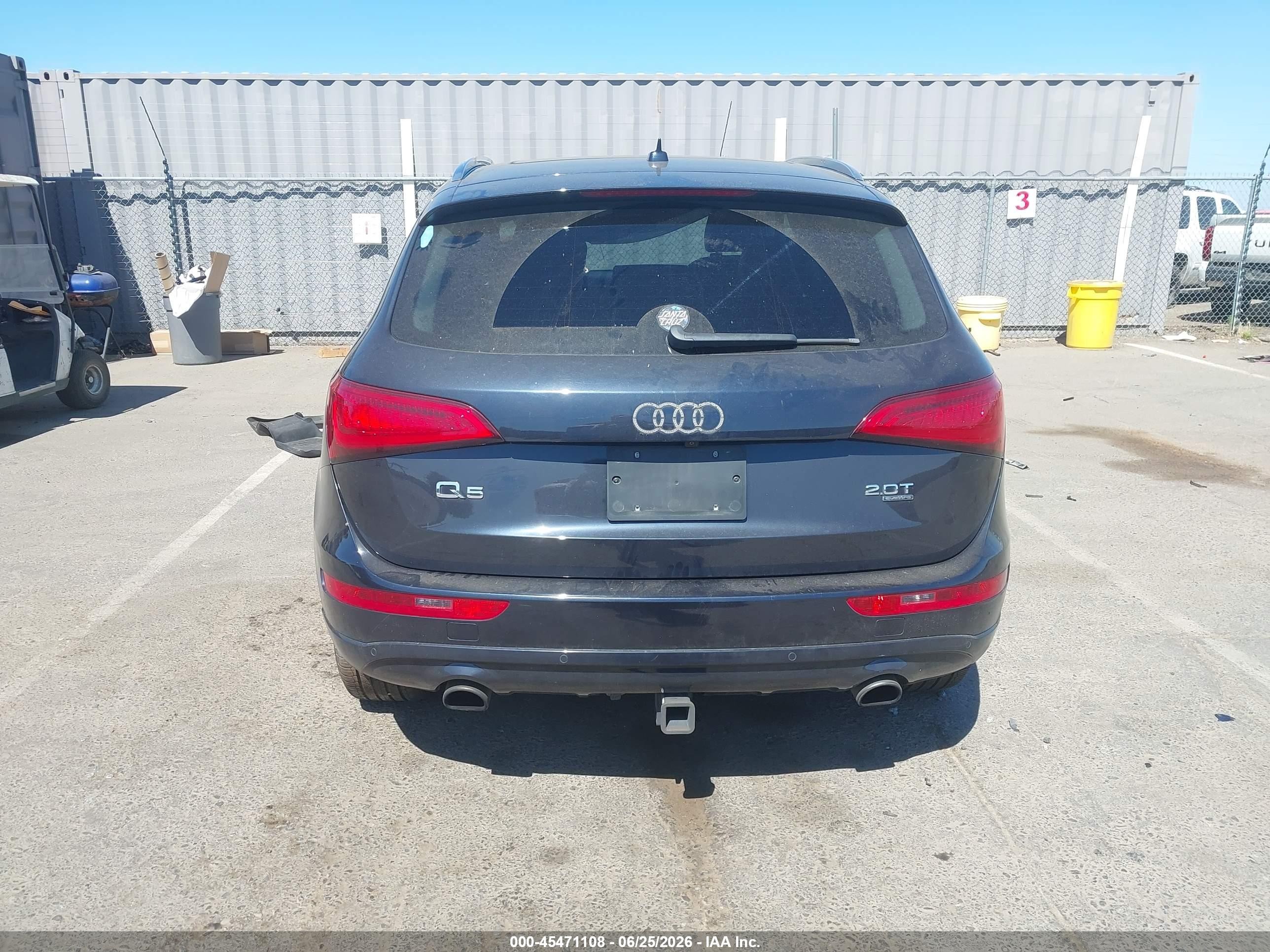 2013 Audi Q5 2.0t Premium Black vin: WA1LFAFP9DA039055
