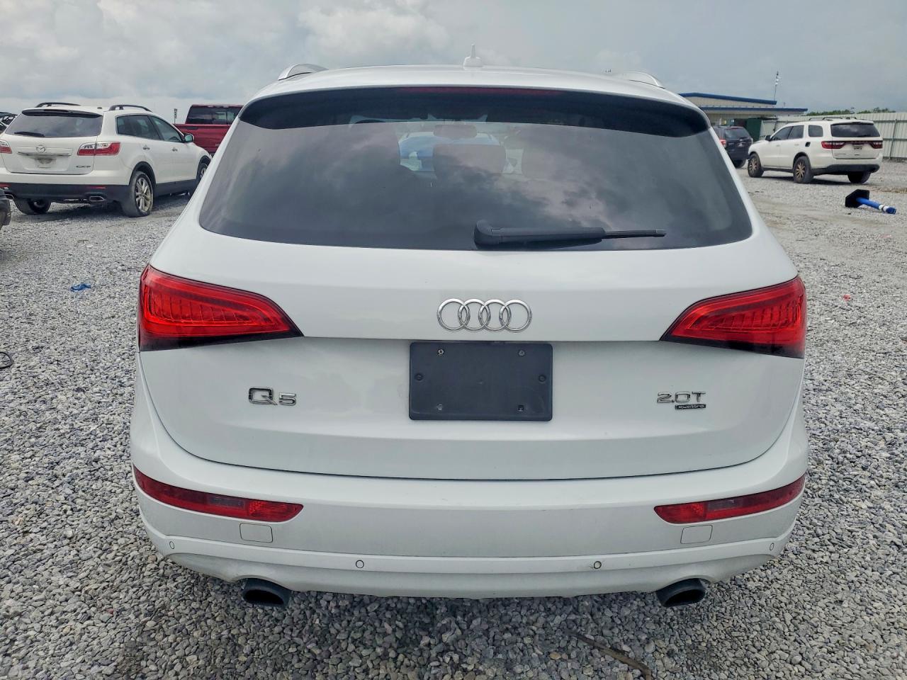 2013 Audi Q5 Premium Plus White vin: WA1LFAFP9DA076946