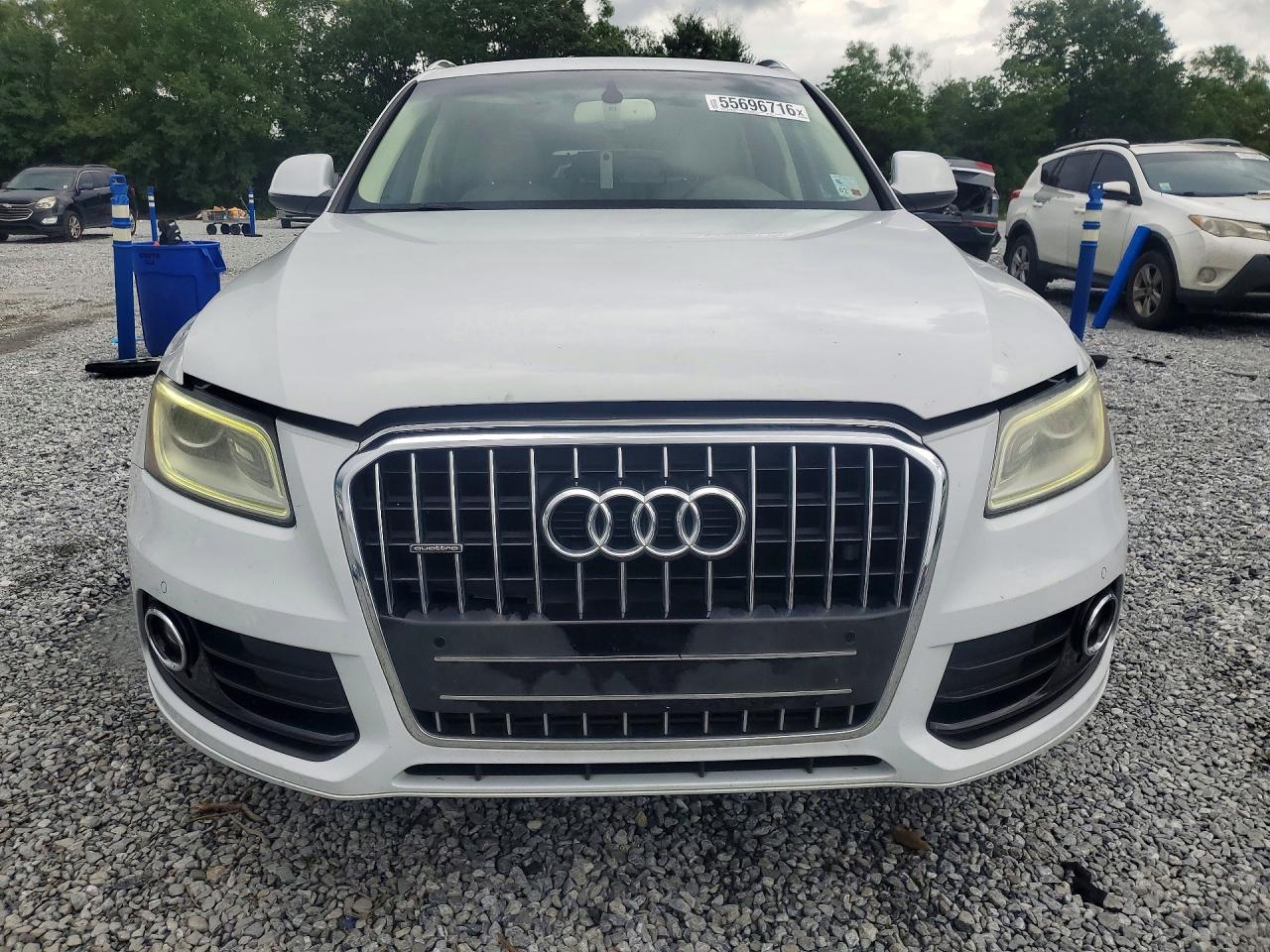 2013 Audi Q5 Premium Plus White vin: WA1LFAFP9DA076946