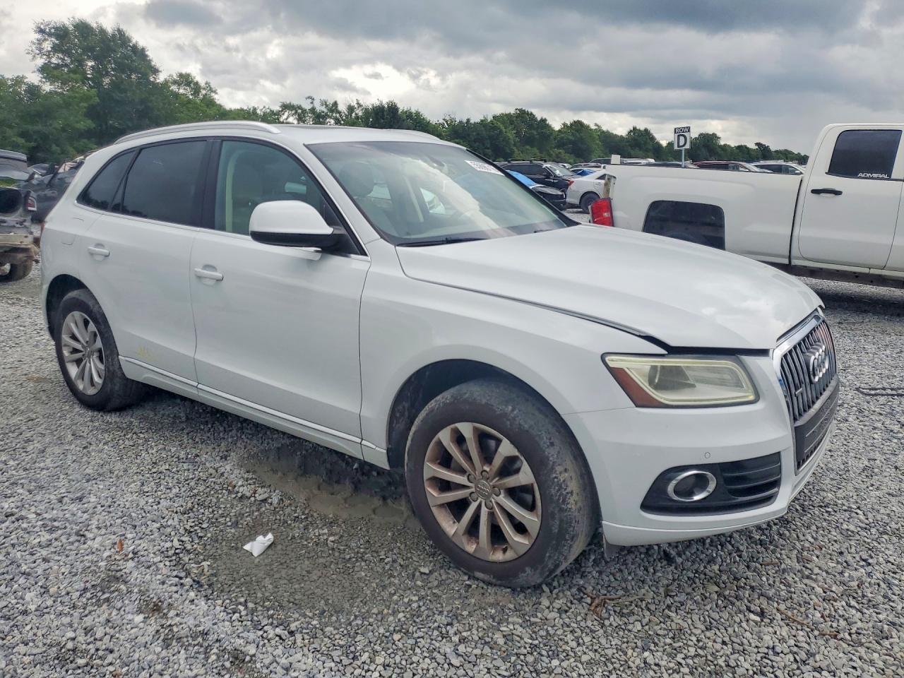 2013 Audi Q5 Premium Plus White vin: WA1LFAFP9DA076946