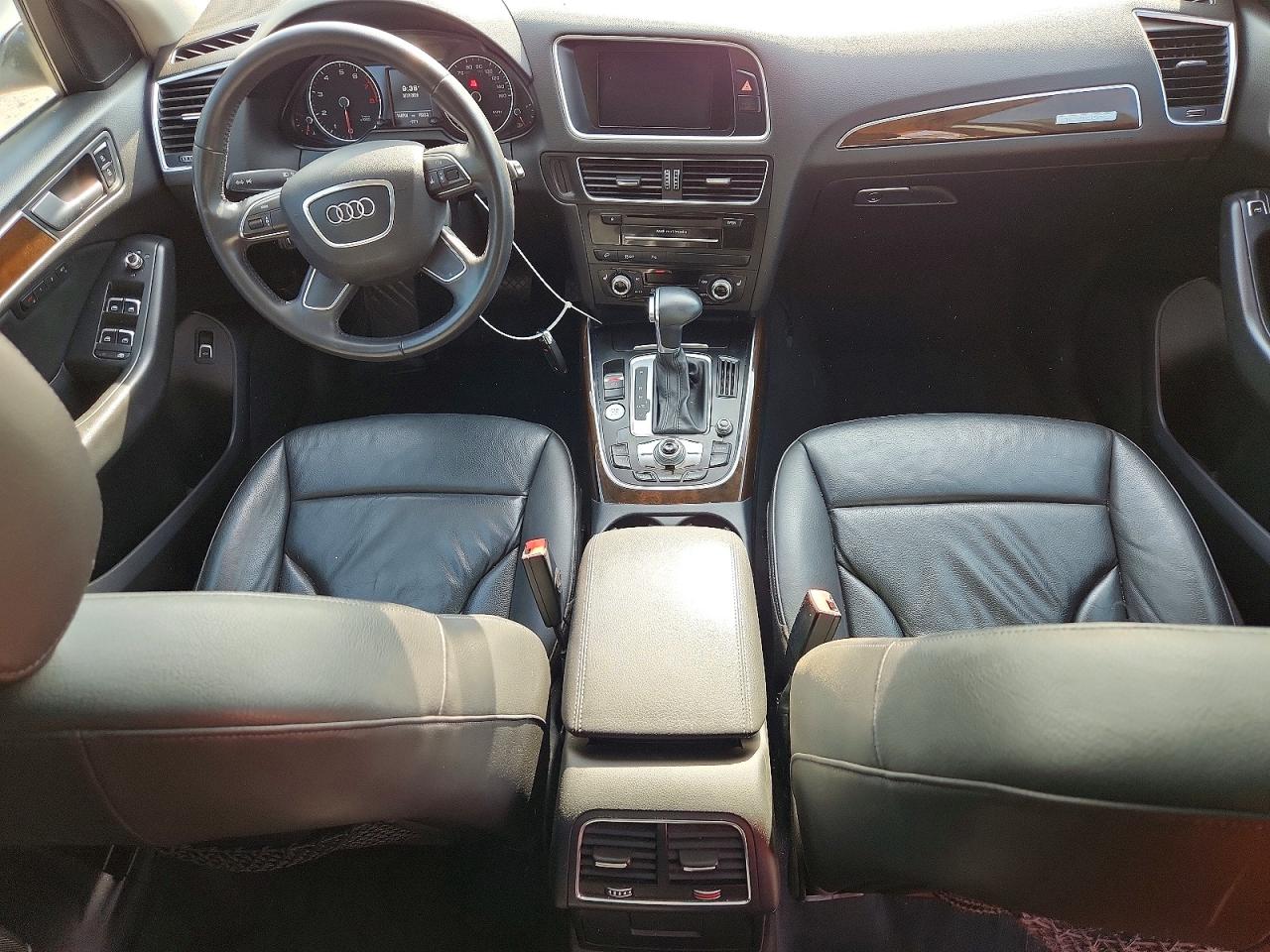 2014 Audi Q5 Premium Plus White vin: WA1LFAFP9EA008602