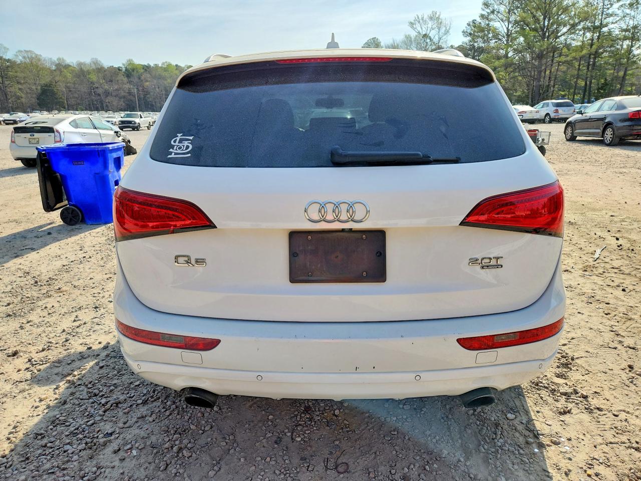 2014 Audi Q5 Premium Plus White vin: WA1LFAFP9EA008602
