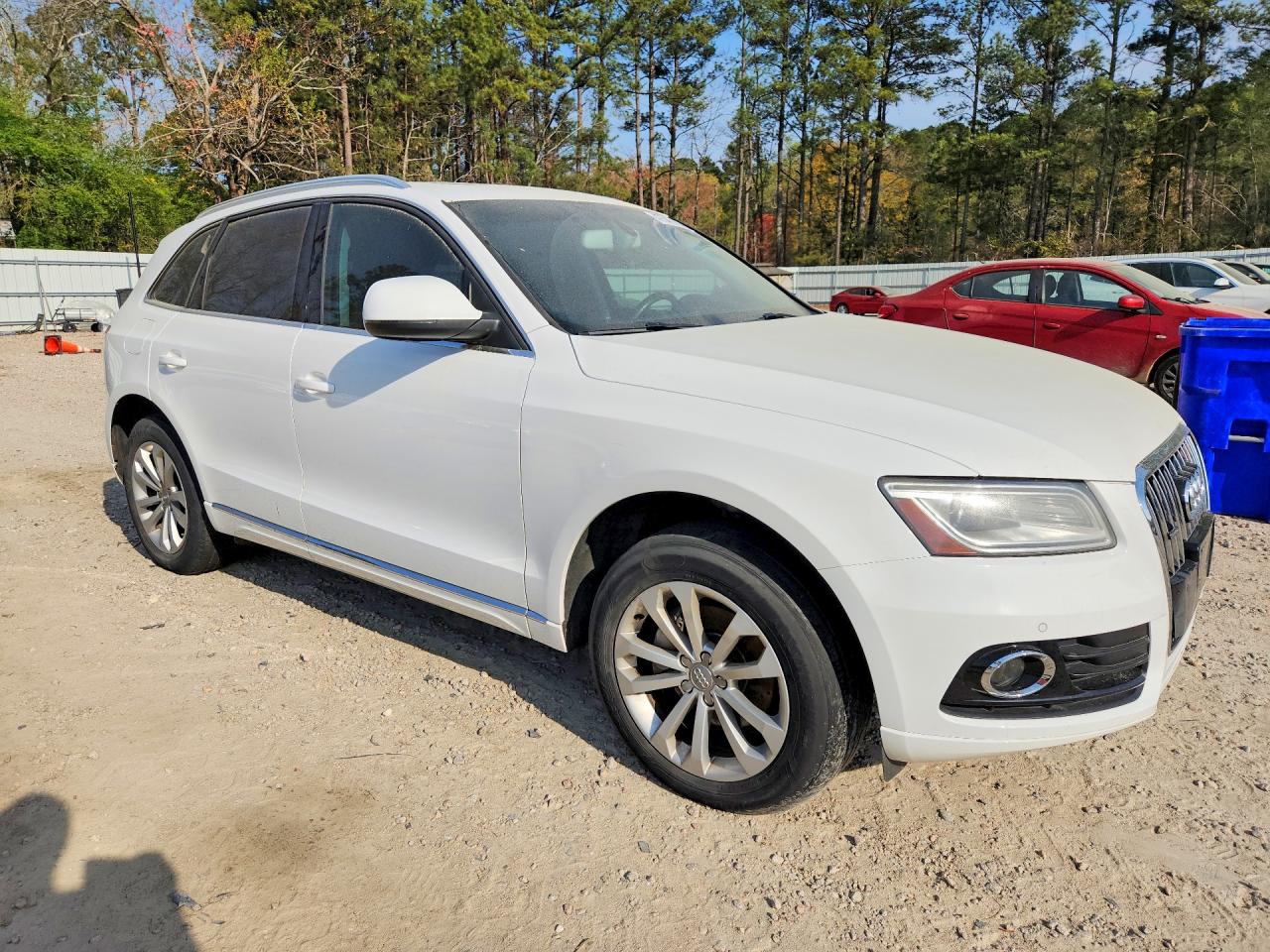 2014 Audi Q5 Premium Plus White vin: WA1LFAFP9EA008602
