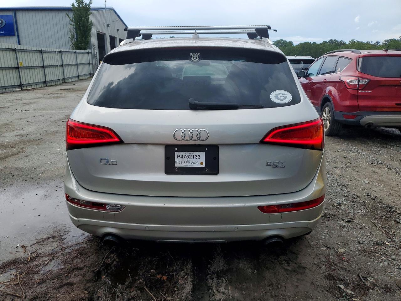 2014 Audi Q5 Premium Plus Tan vin: WA1LFAFP9EA011449