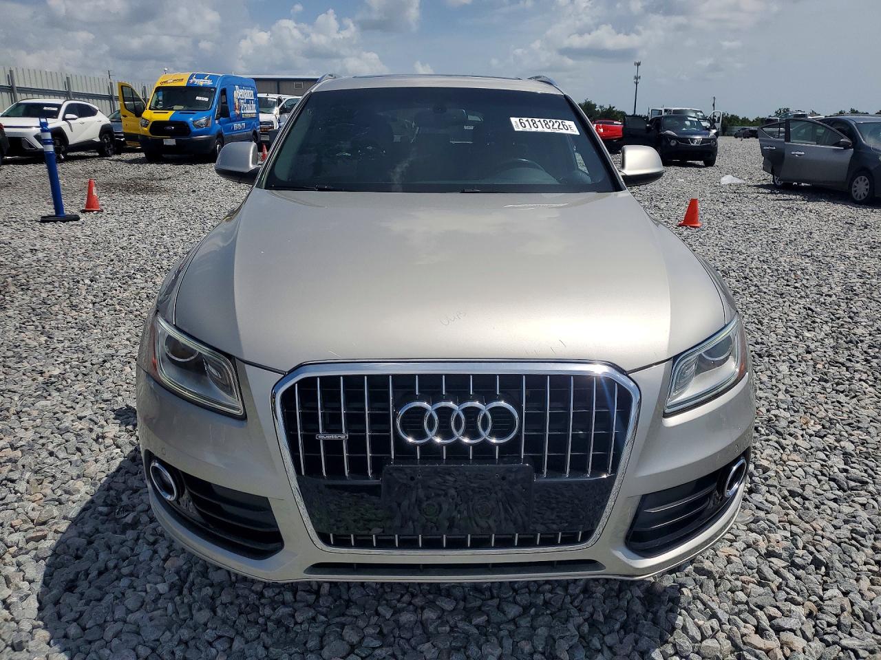 2014 Audi Q5 Premium Plus Beige vin: WA1LFAFP9EA020068