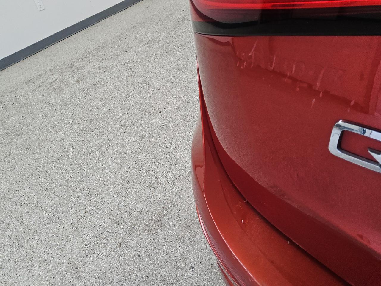 2014 Audi Q5 Premium Plus Orange vin: WA1LFAFP9EA028879 Damage: Tailgate, Heavy Scratch, 1 To 2 Inches