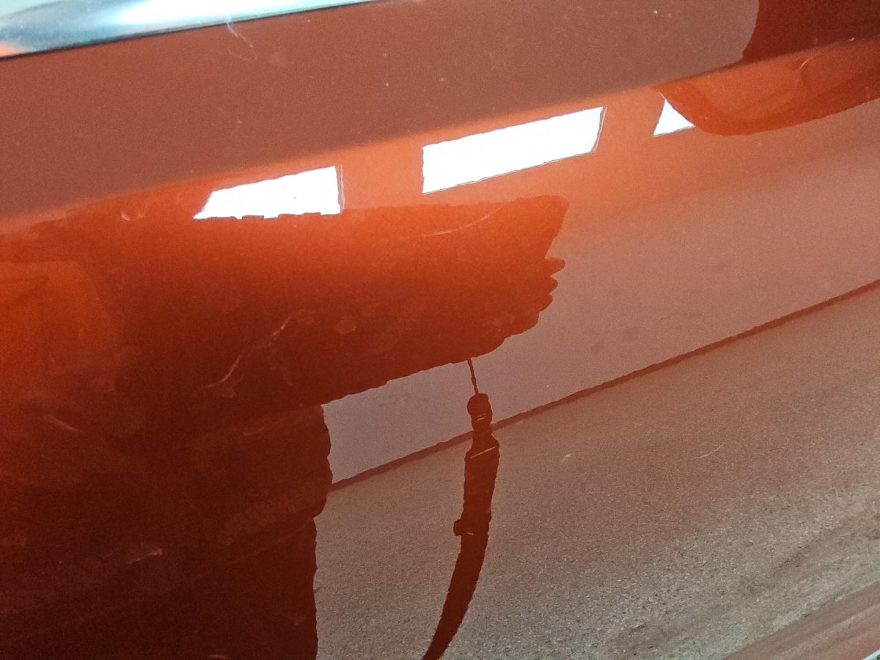 2014 Audi Q5 Premium Plus Orange vin: WA1LFAFP9EA028879 Damage: Right Front Door, Heavy Scratch, 1/2 To 1 Inch