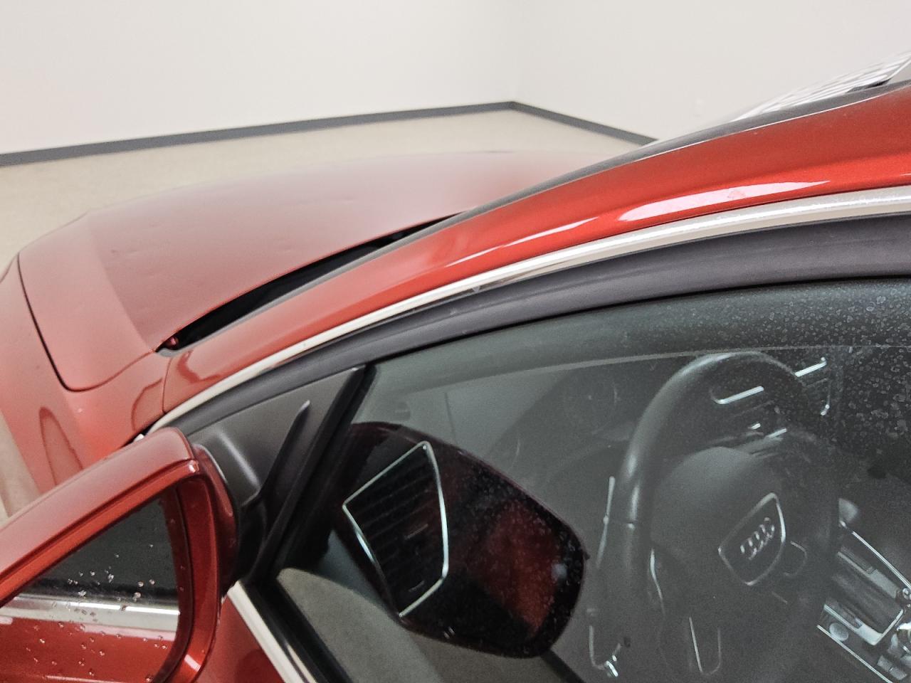 2014 Audi Q5 Premium Plus Orange vin: WA1LFAFP9EA028879 Damage: Left Drip Rail, Hail Damage, 4