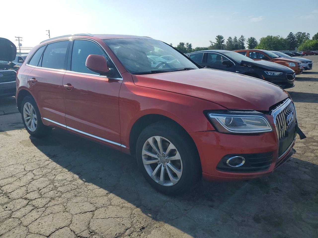 2014 Audi Q5 Premium Plus Red vin: WA1LFAFP9EA039509