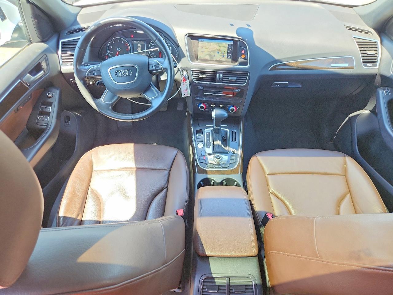 2014 Audi Q5 Premium Plus White vin: WA1LFAFP9EA080299