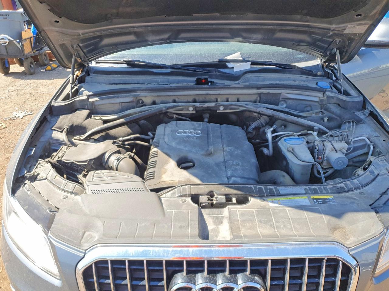 2014 Audi Q5 Premium Plus Gray vin: WA1LFAFP9EA081694